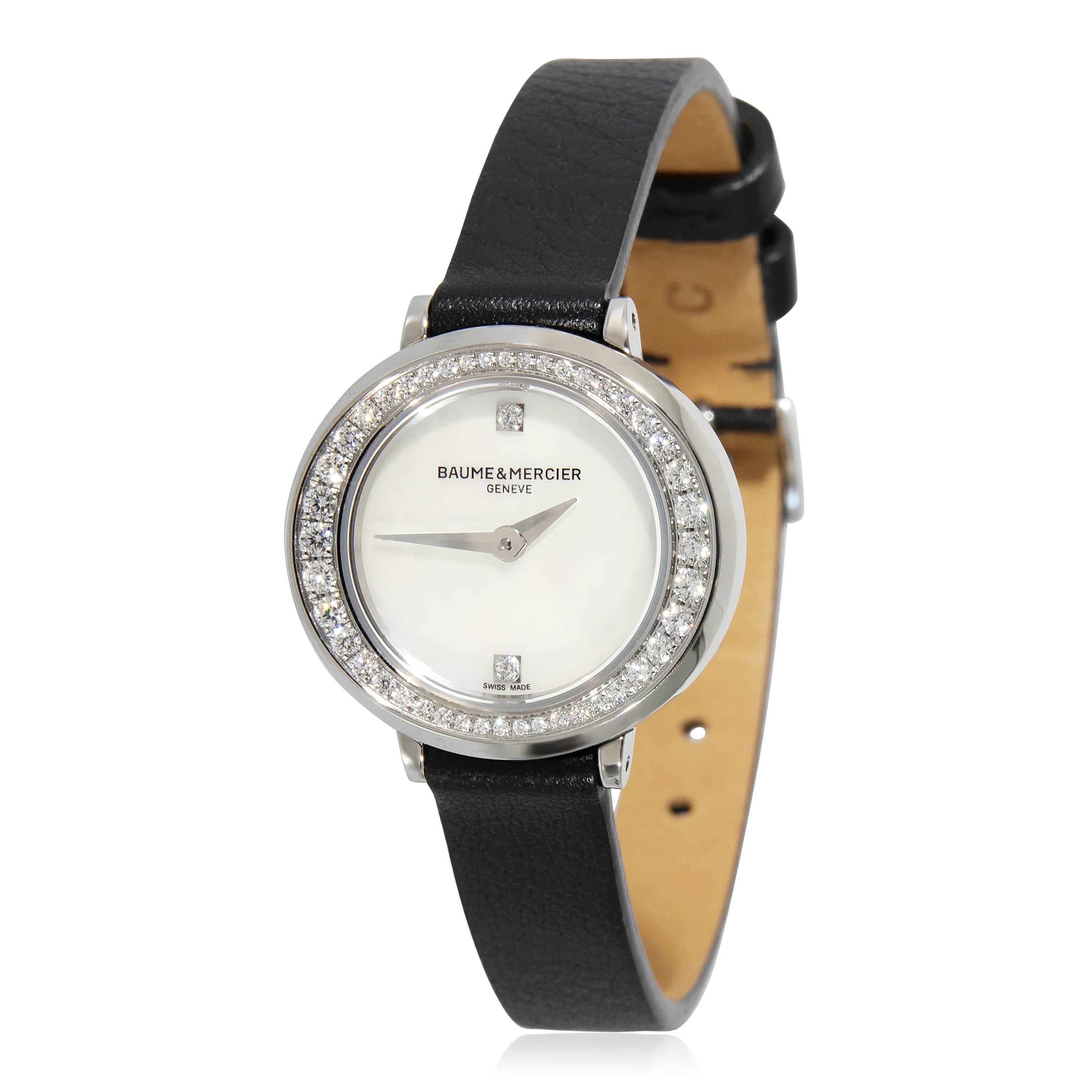 Baume & Mercier Petite Promeses MOA10290 Womens Watch in Stainless Steel - Image 6