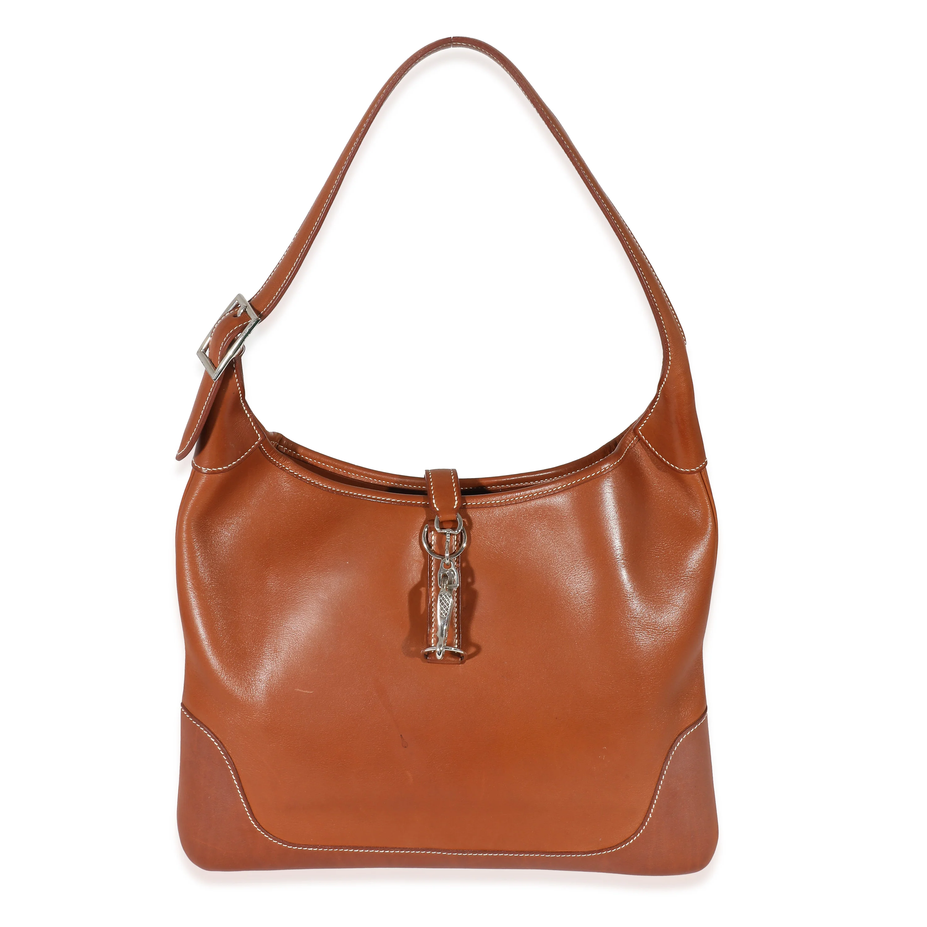 Hermès Natural Barenia Trim II 35 PHW