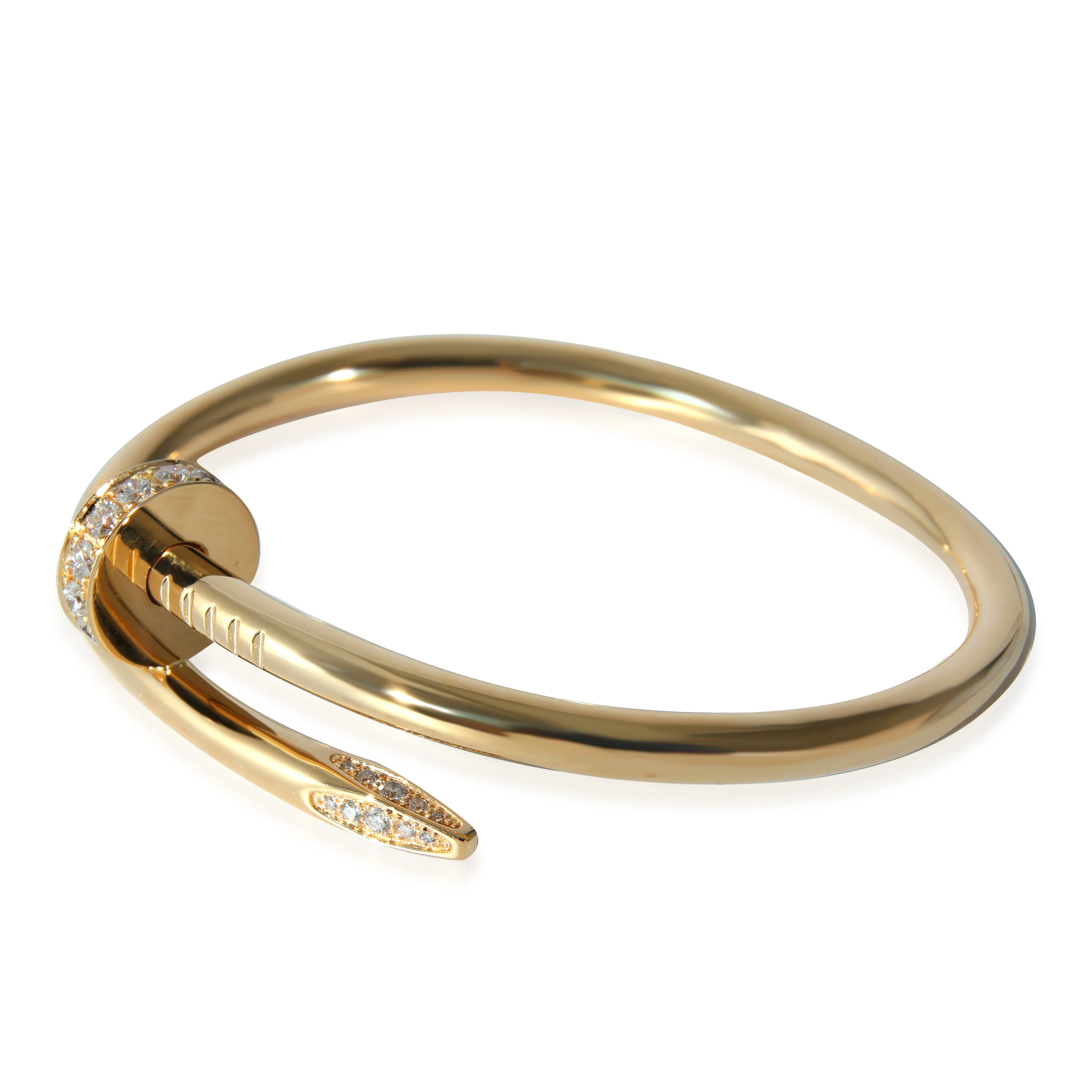 Juste Un Clou Bracelet (Yellow Gold, Diamonds) - Image 2