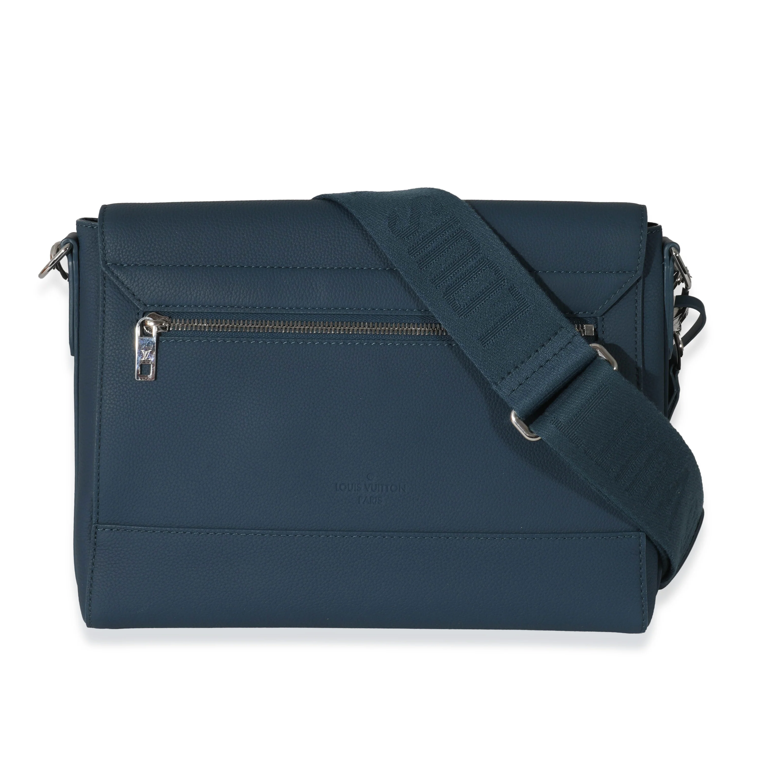 Blue Cowhide Aerogram Takeoff Messenger - Image 3
