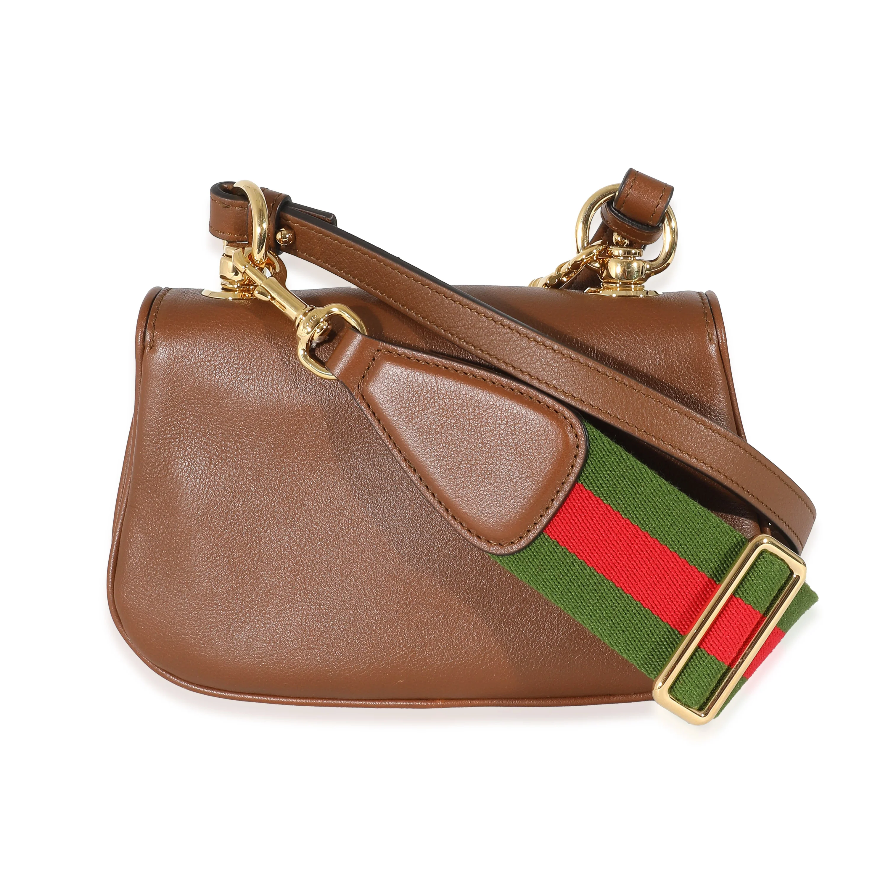 Gucci Brown Leather Blondie Mini Bag - Image 3