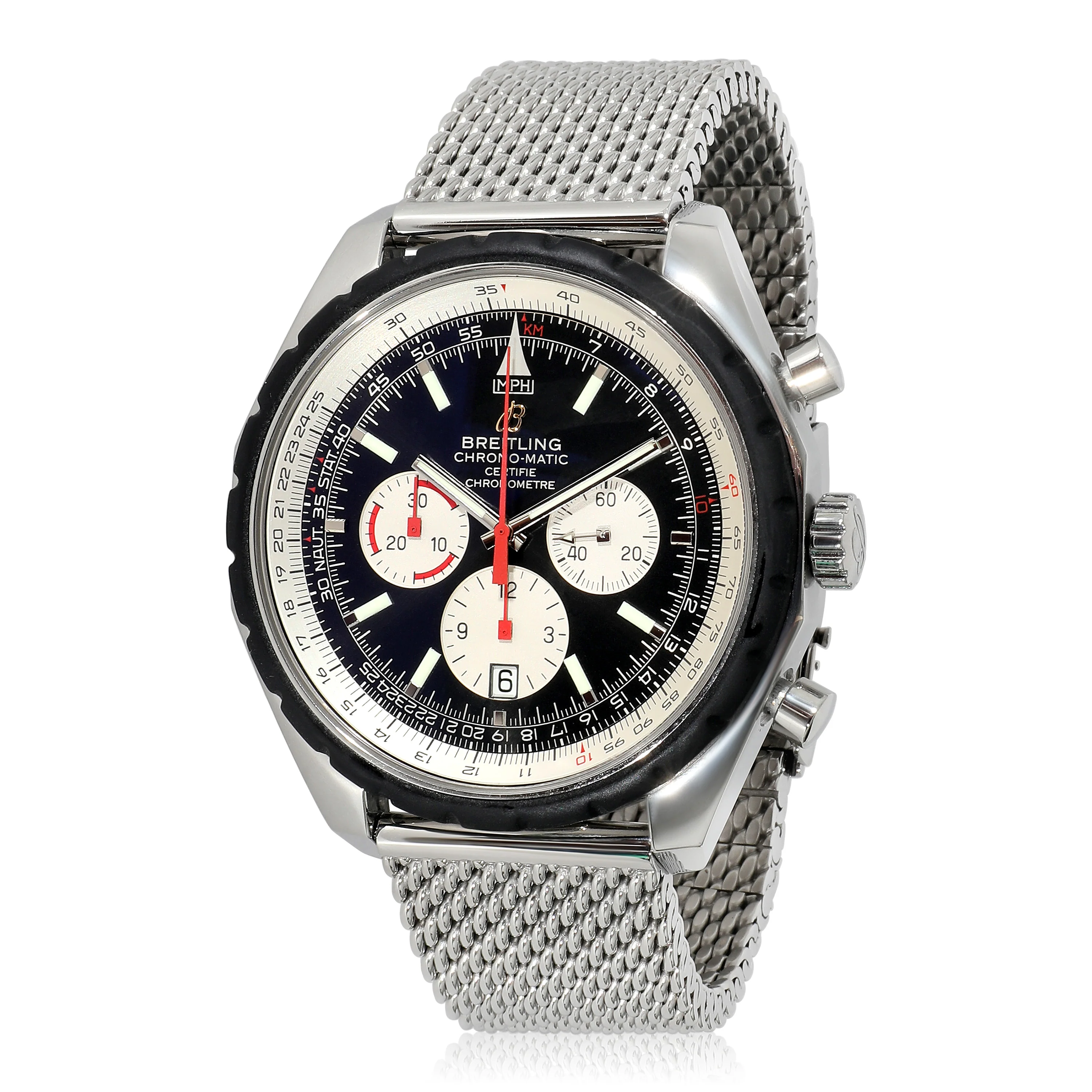 Breitling Chrono-Matic 49 A1436002/B920 Mens Watch in Stainless Steel