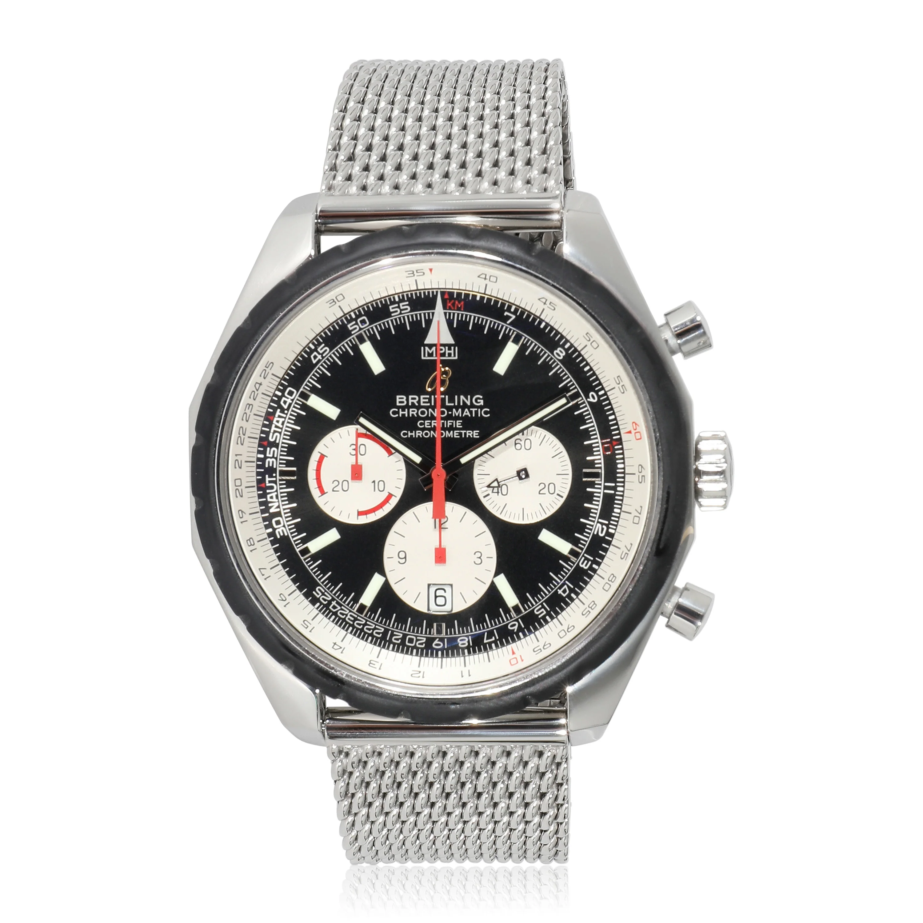 Breitling Chrono-Matic 49 A1436002/B920 Mens Watch in Stainless Steel - Image 6