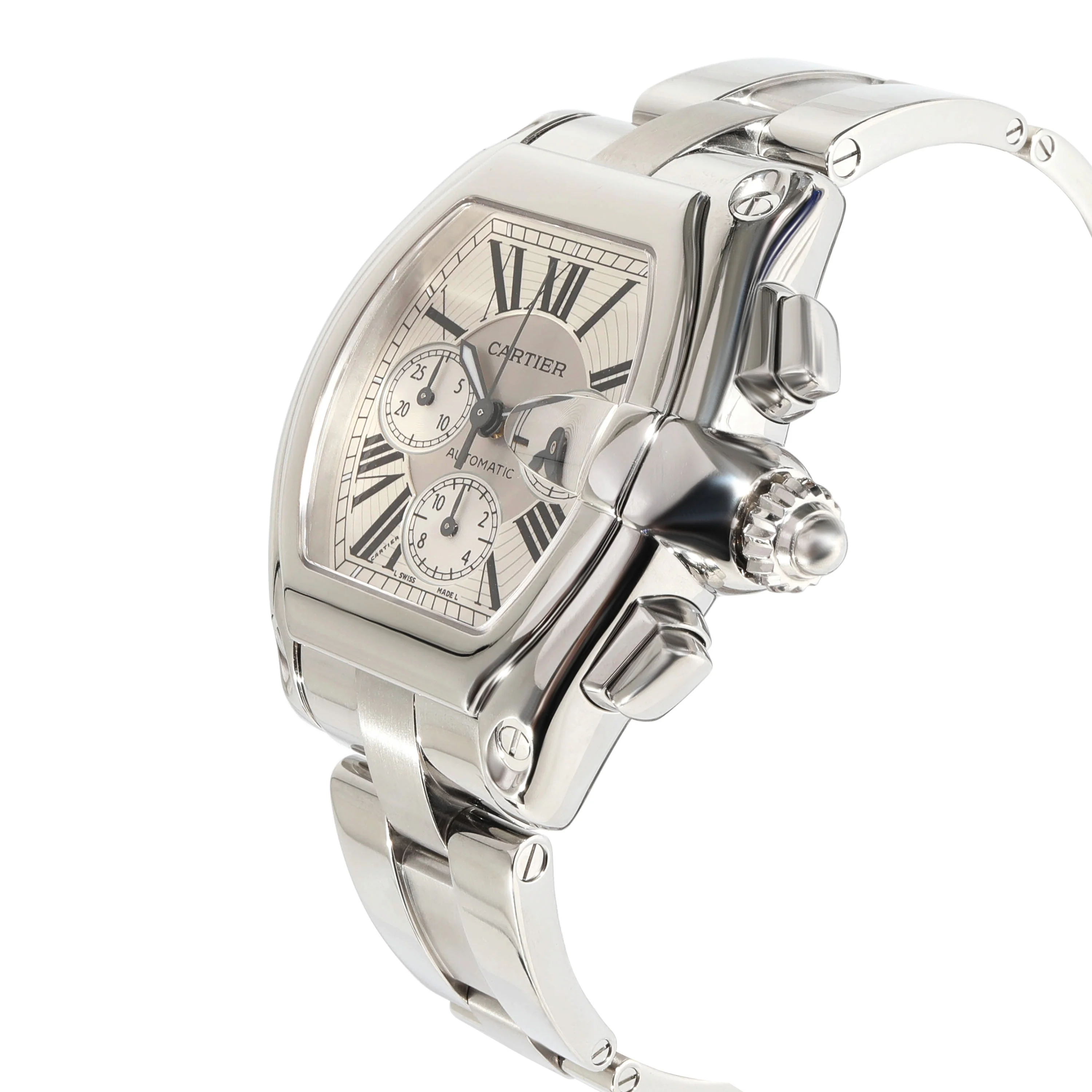 Cartier Roadster W62019X6 Mens Watch in  Stainless Steel - Image 3