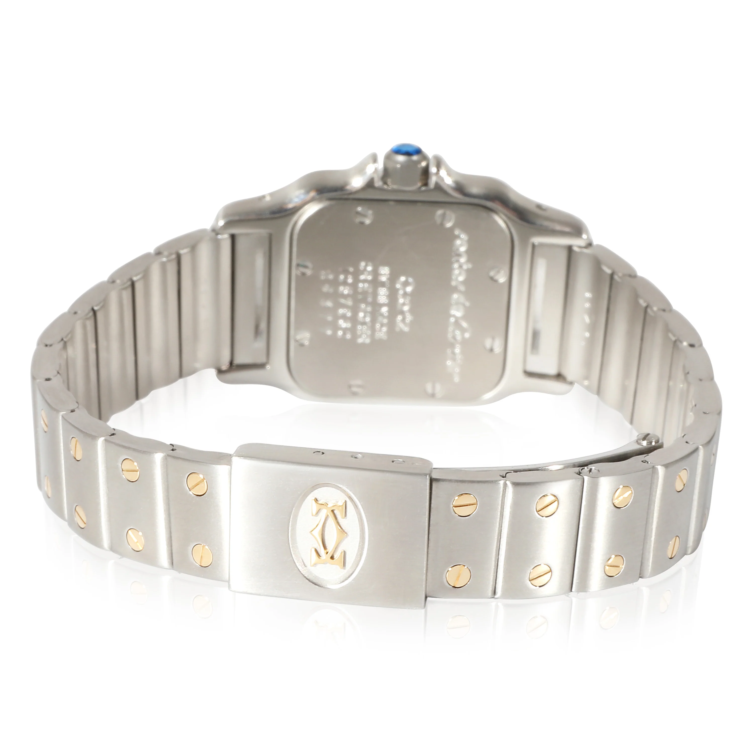 Cartier Santos de Cartier W20012C4 Womens Watch in 18kt Stainless Steel/Yellow - Image 2