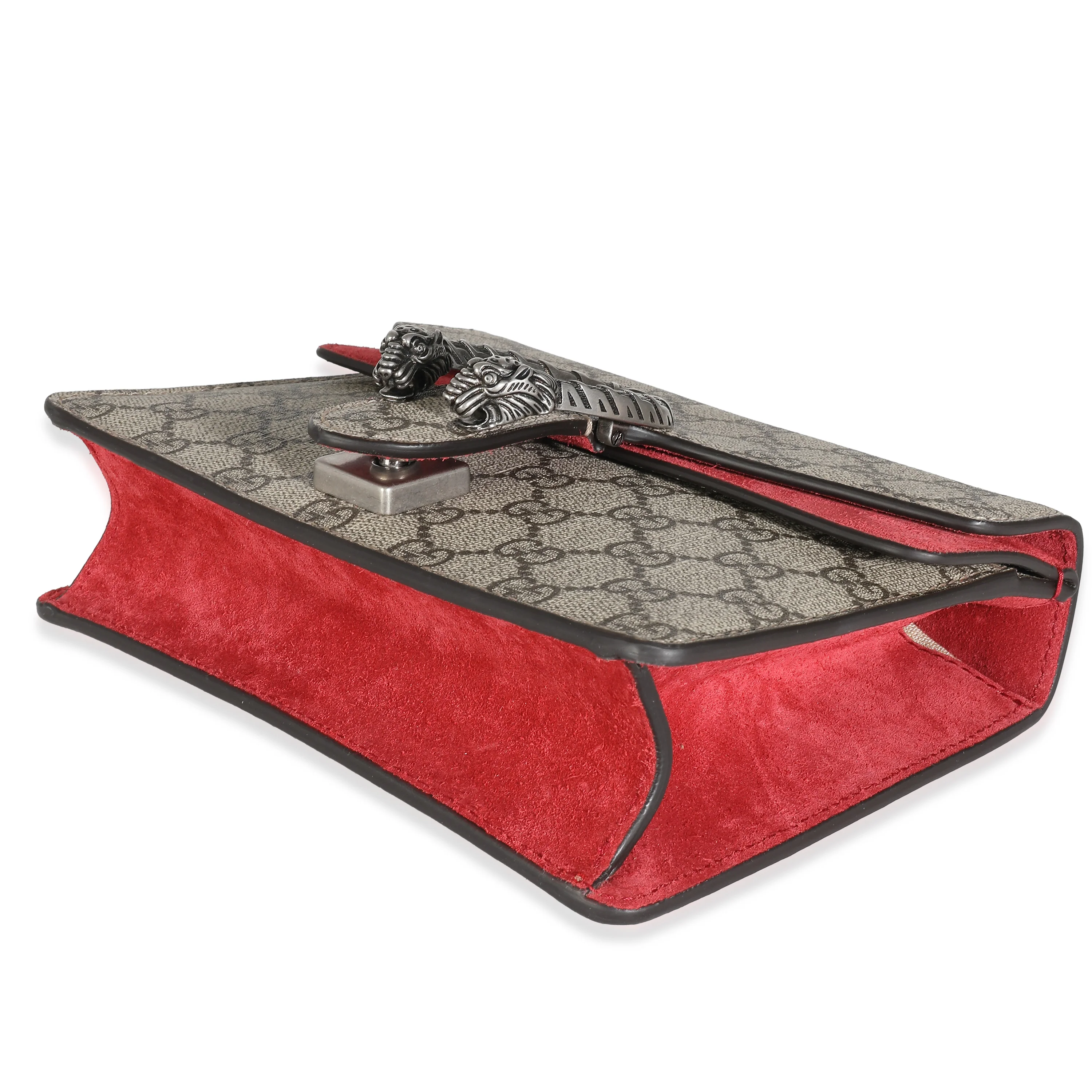 Gucci Red Suede GG Supreme Mini Dionysus - Image 6