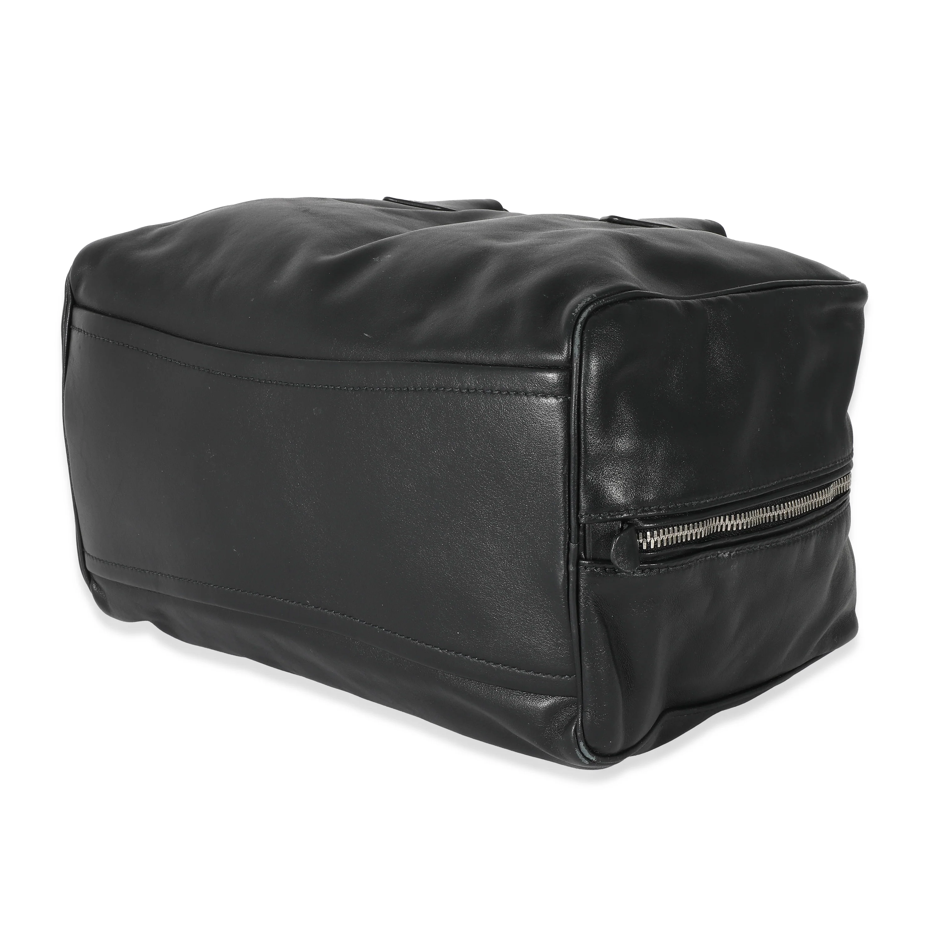 Prada Black Soft Calfskin Medium Inside Bauletto Bag - Image 7
