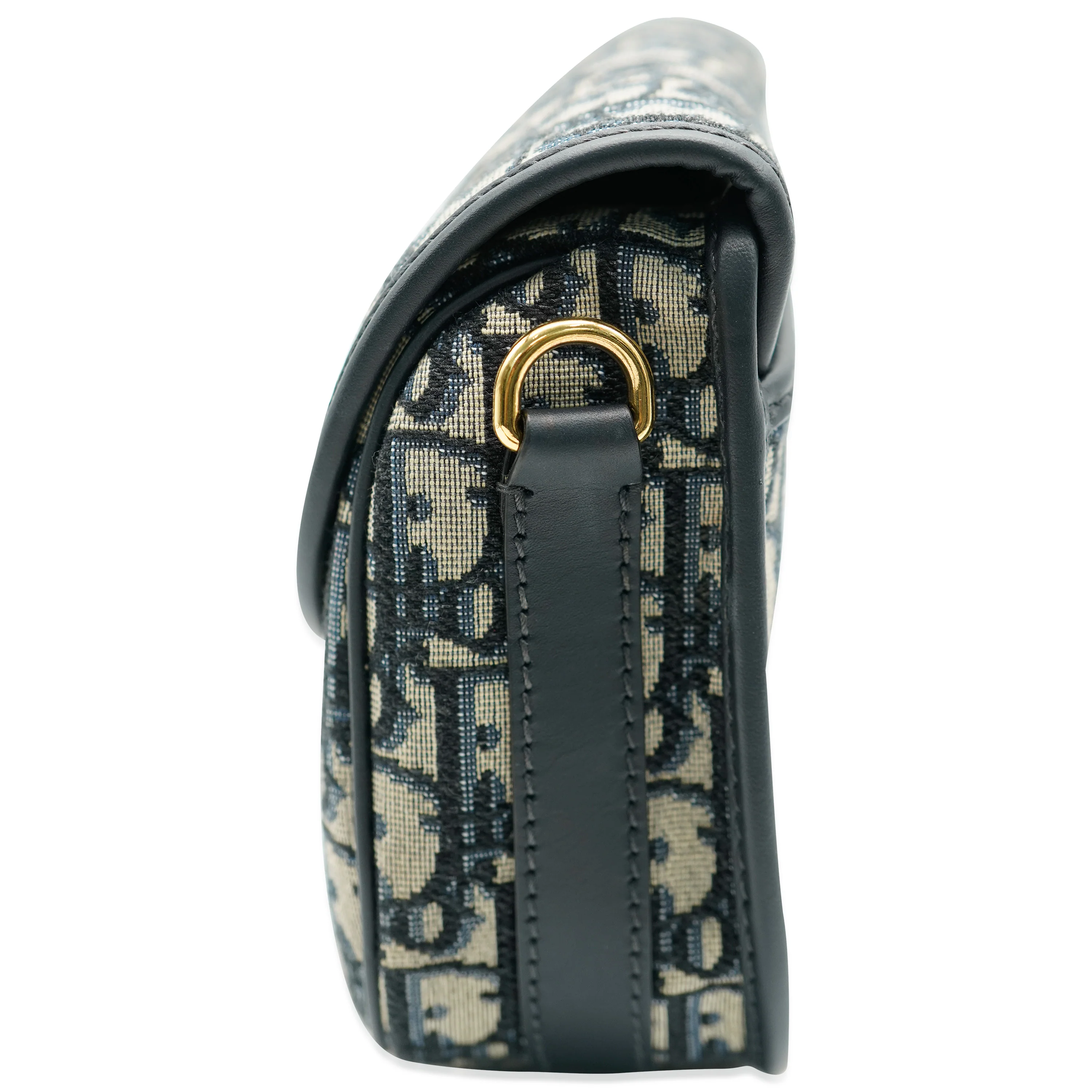 Christian Dior Blue Oblique Jacquard Medium Bobby Bag - Image 5
