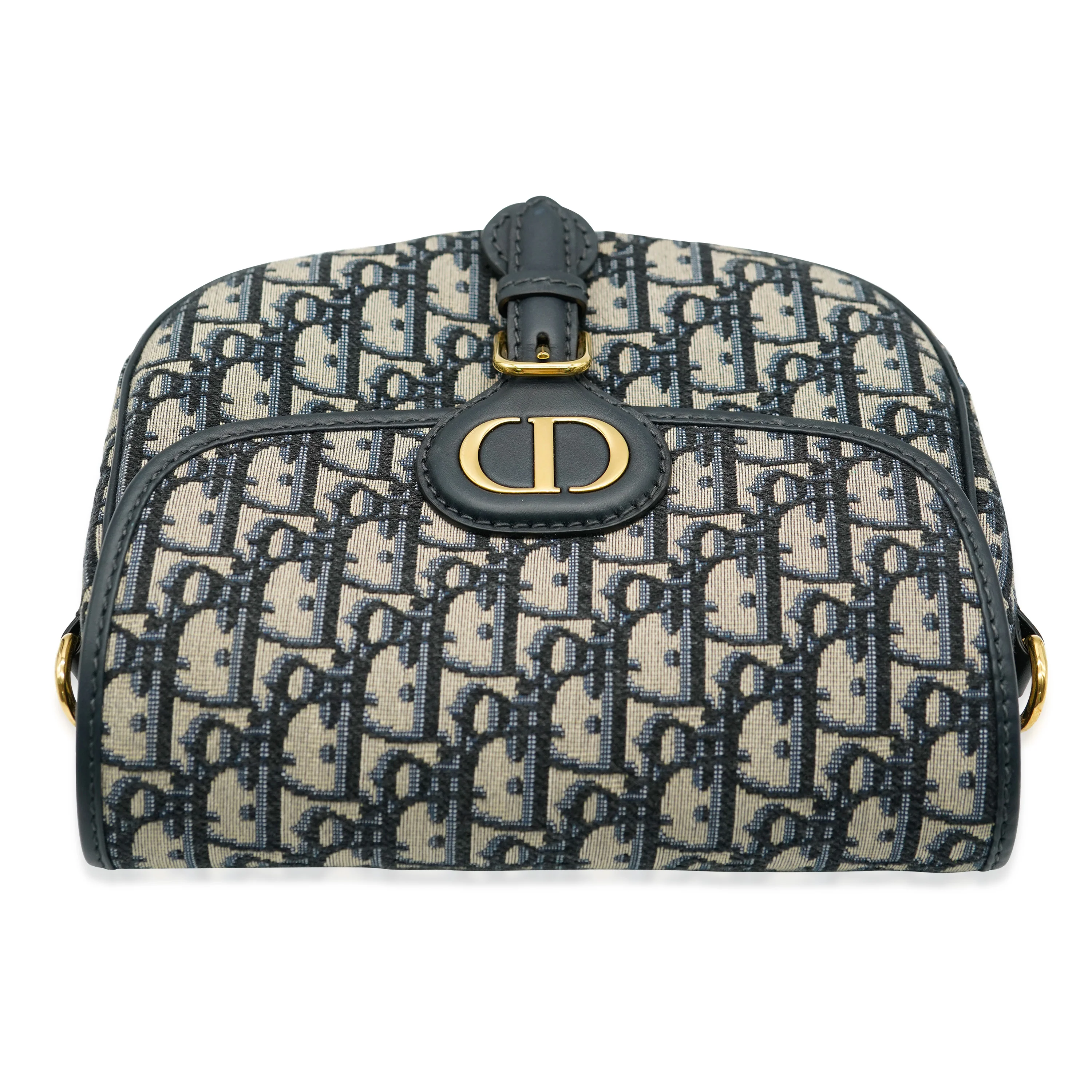Christian Dior Blue Oblique Jacquard Medium Bobby Bag - Image 6