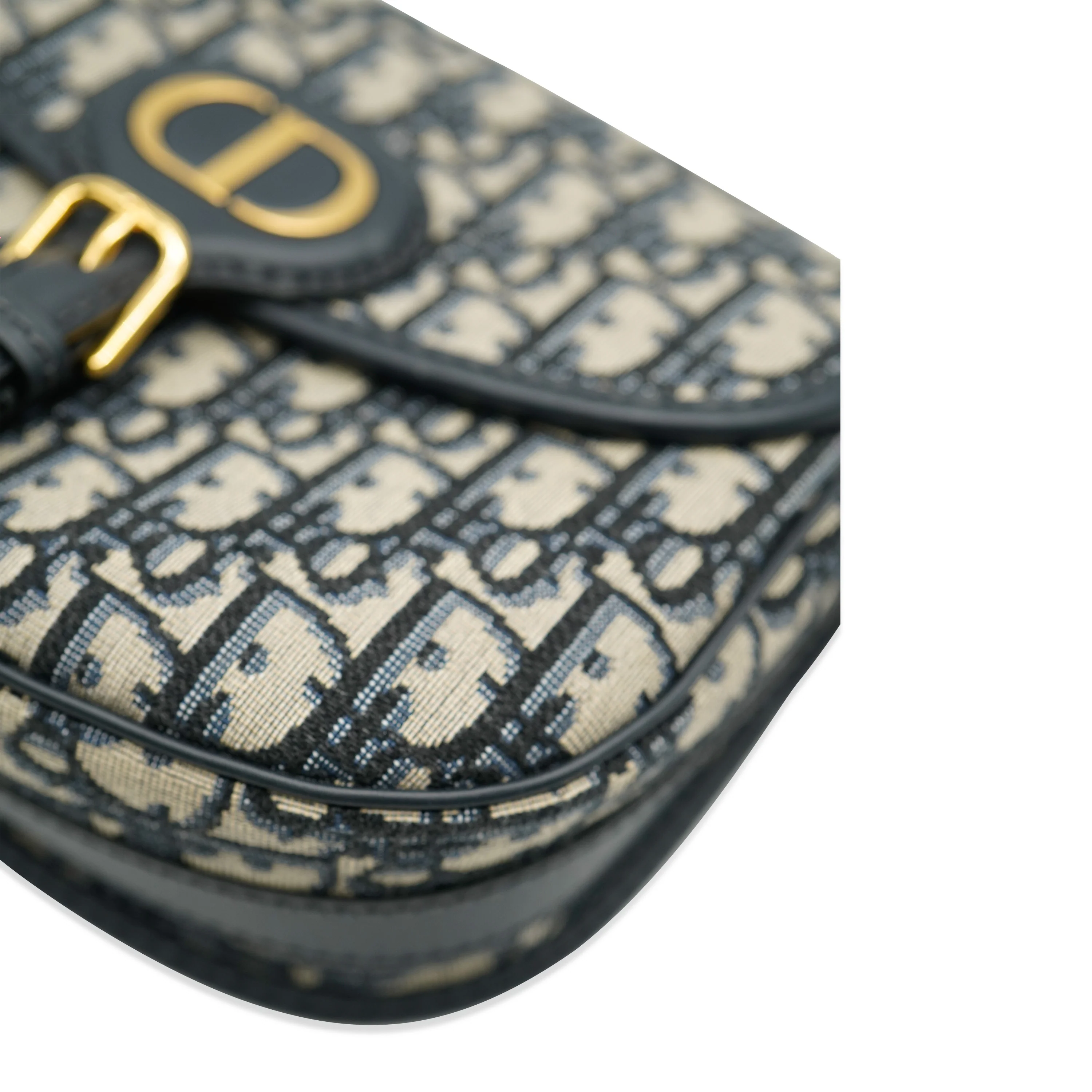 Christian Dior Blue Oblique Jacquard Medium Bobby Bag - Image 8