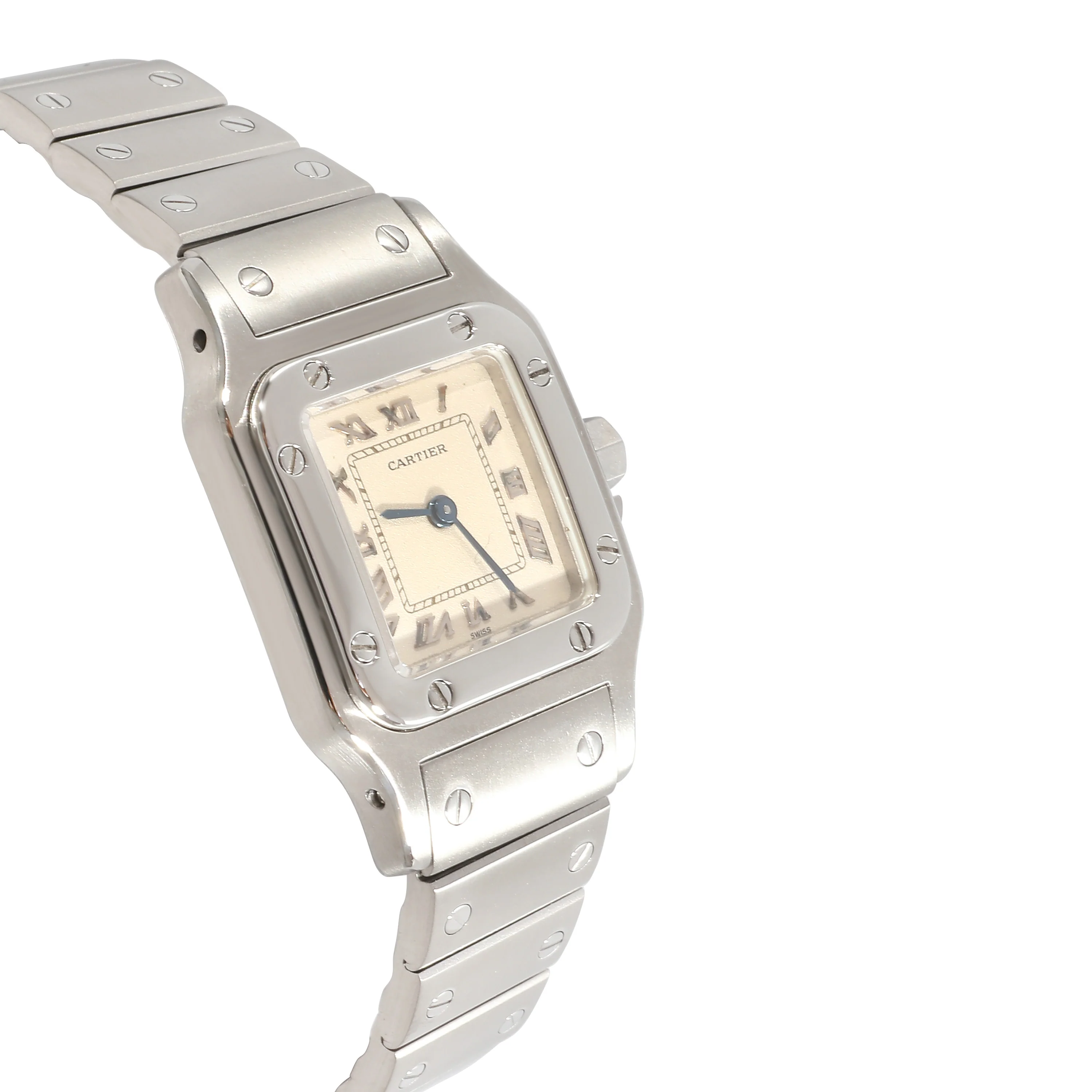 Cartier Santos de Cartier 1565 Womens Watch in  Stainless Steel - Image 2