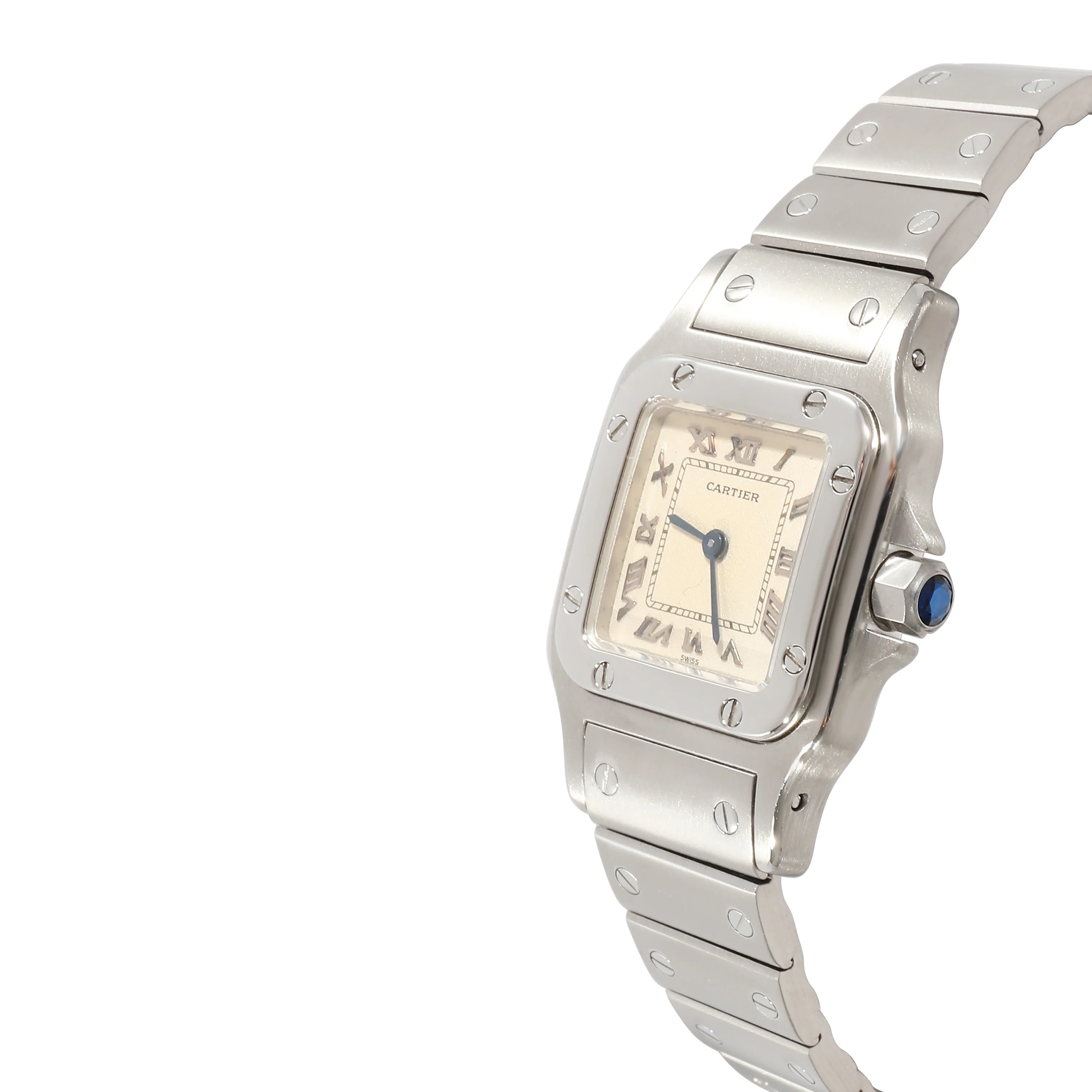 Cartier Santos de Cartier 1565 Womens Watch in  Stainless Steel - Image 3