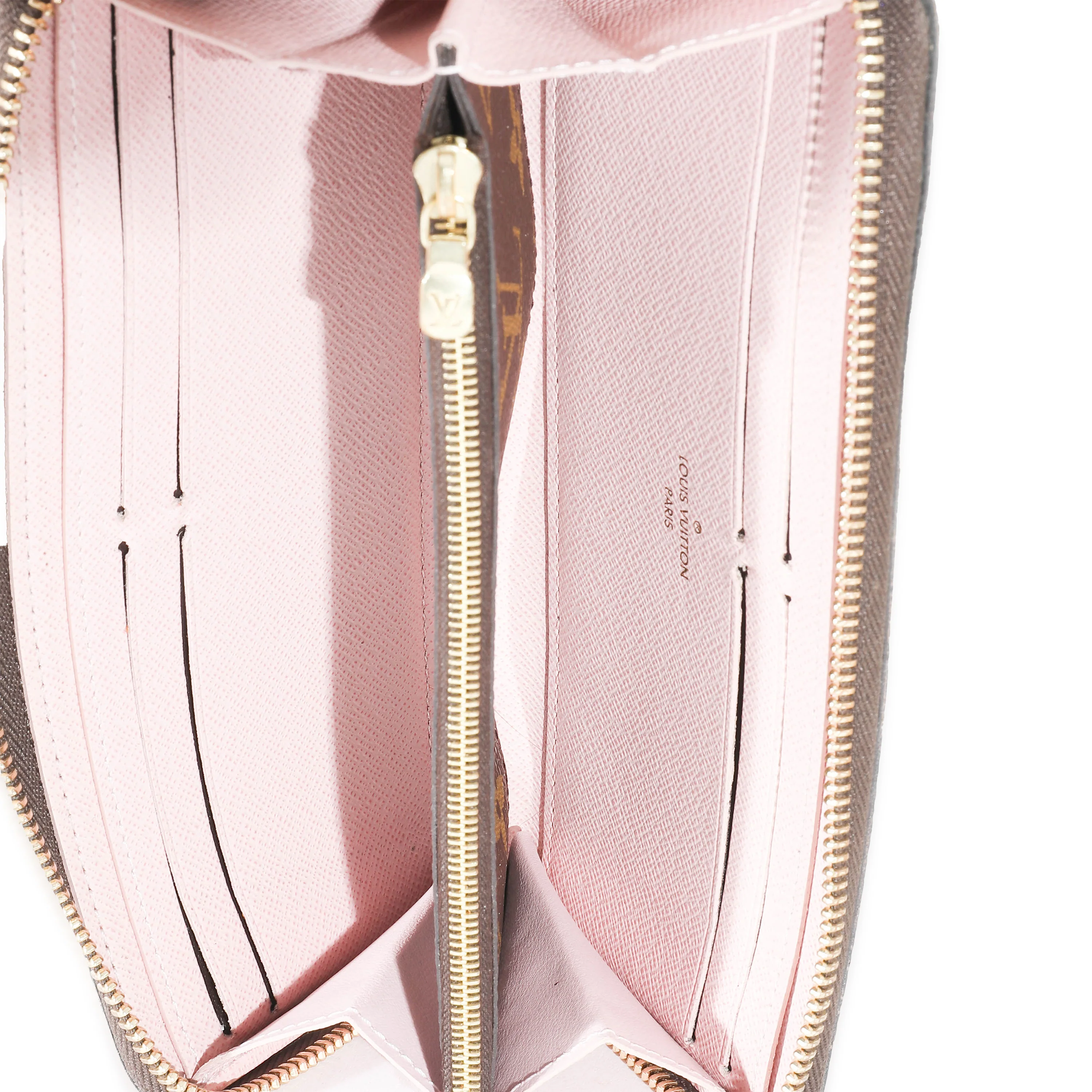 Louis Vuitton Monogram Canvas Rose Ballerine Clemence Wallet - Image 4