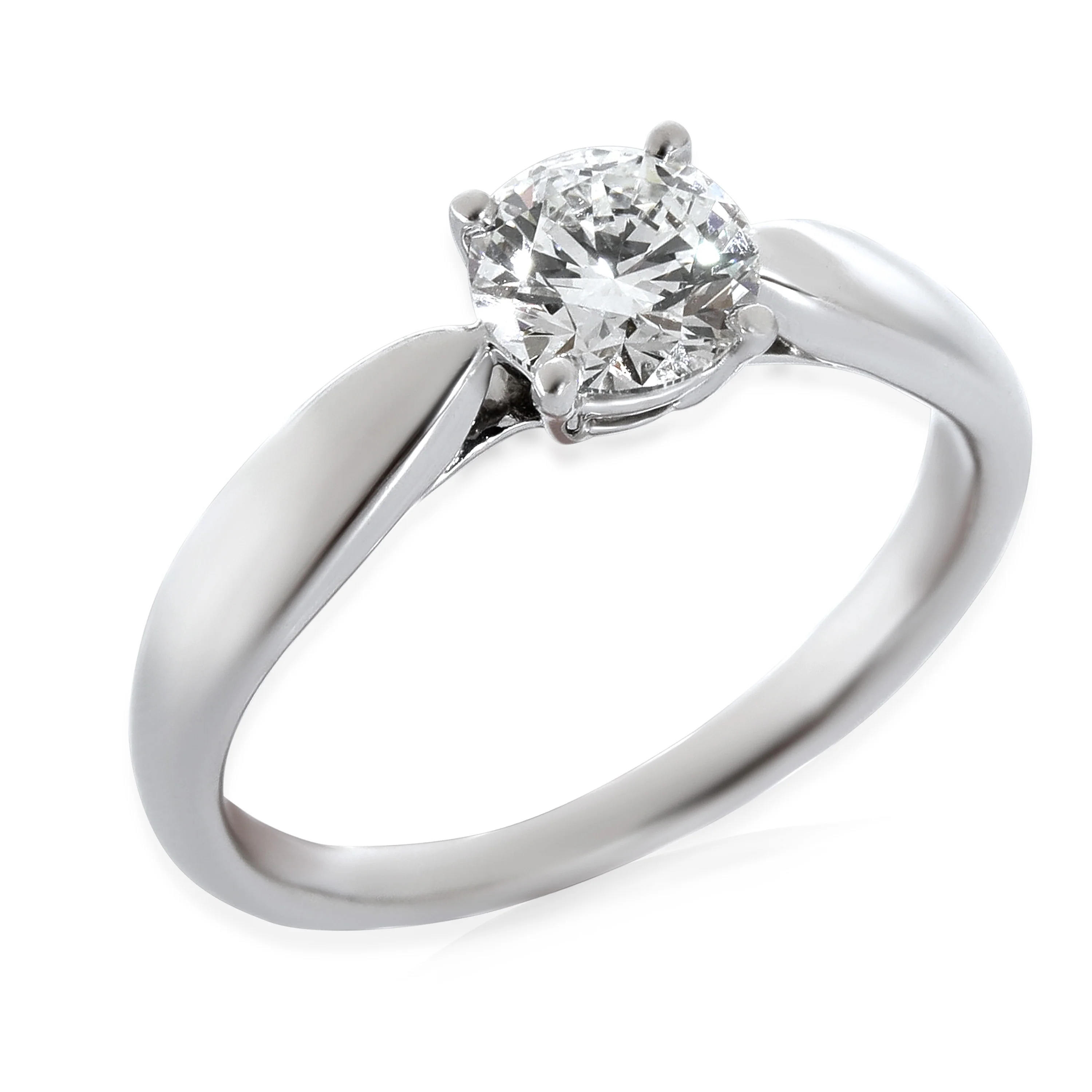 Harmony Engagement Ring in Platinum F VVS2 0.57 CTW - Image 6