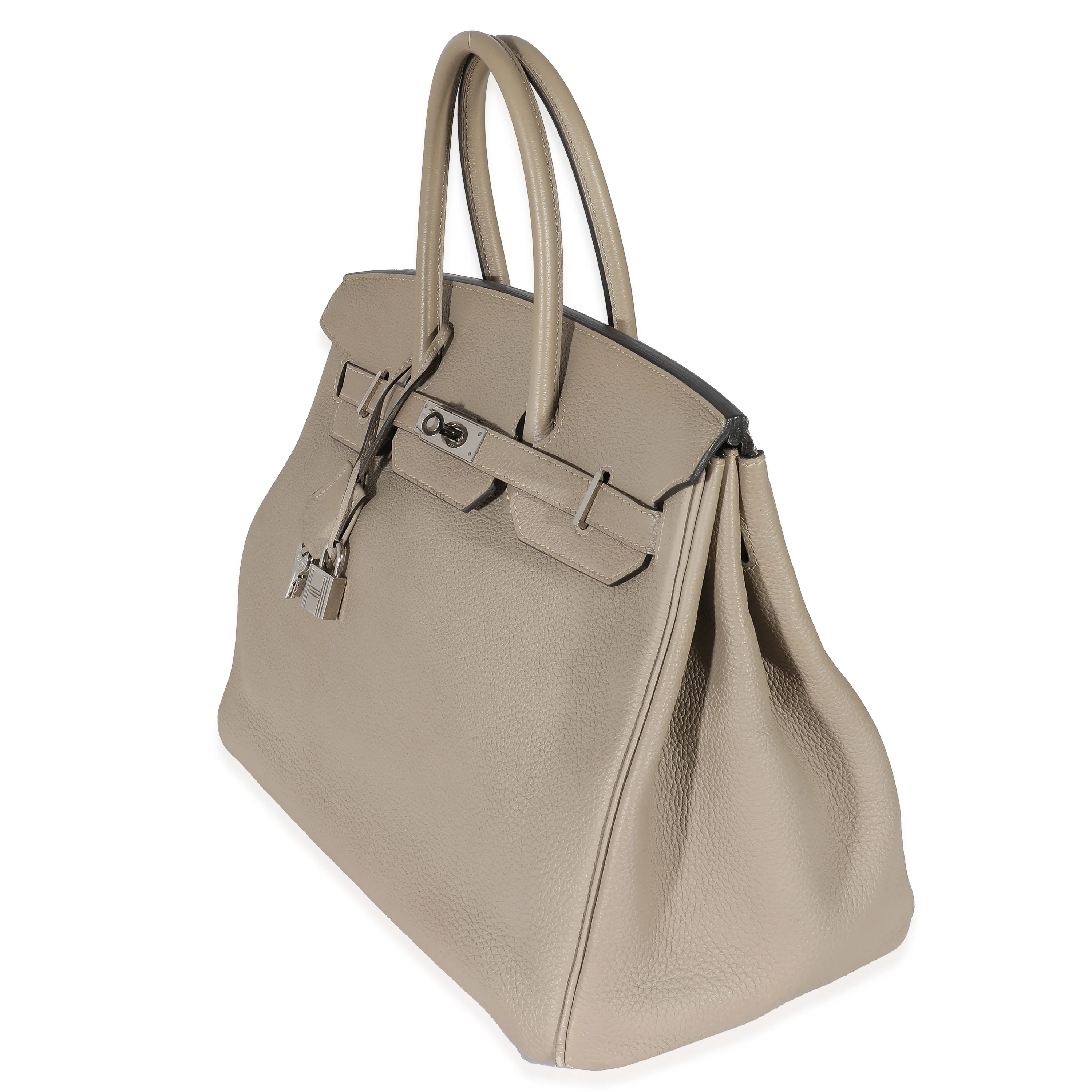Hermès Gris Tourterelle Togo Birkin 35 PHW - Image 4