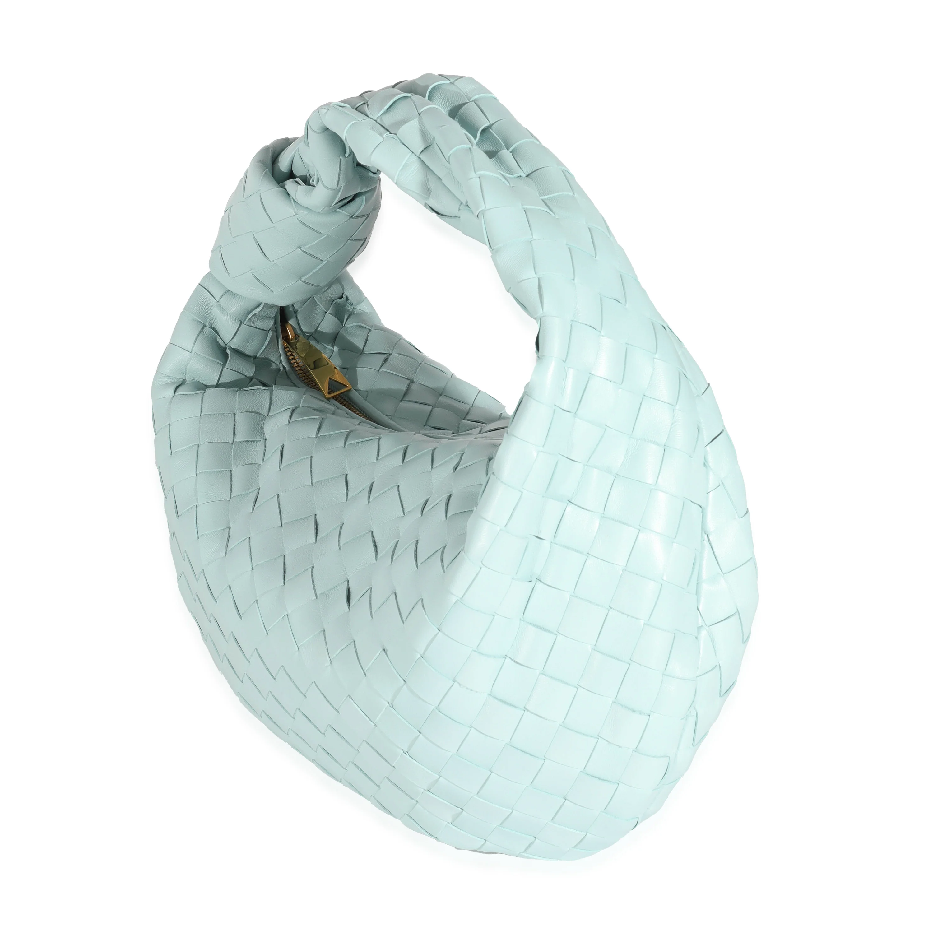 Bottega Veneta Nappa Teal Washed Intrecciato Teen Jodie - Image 2