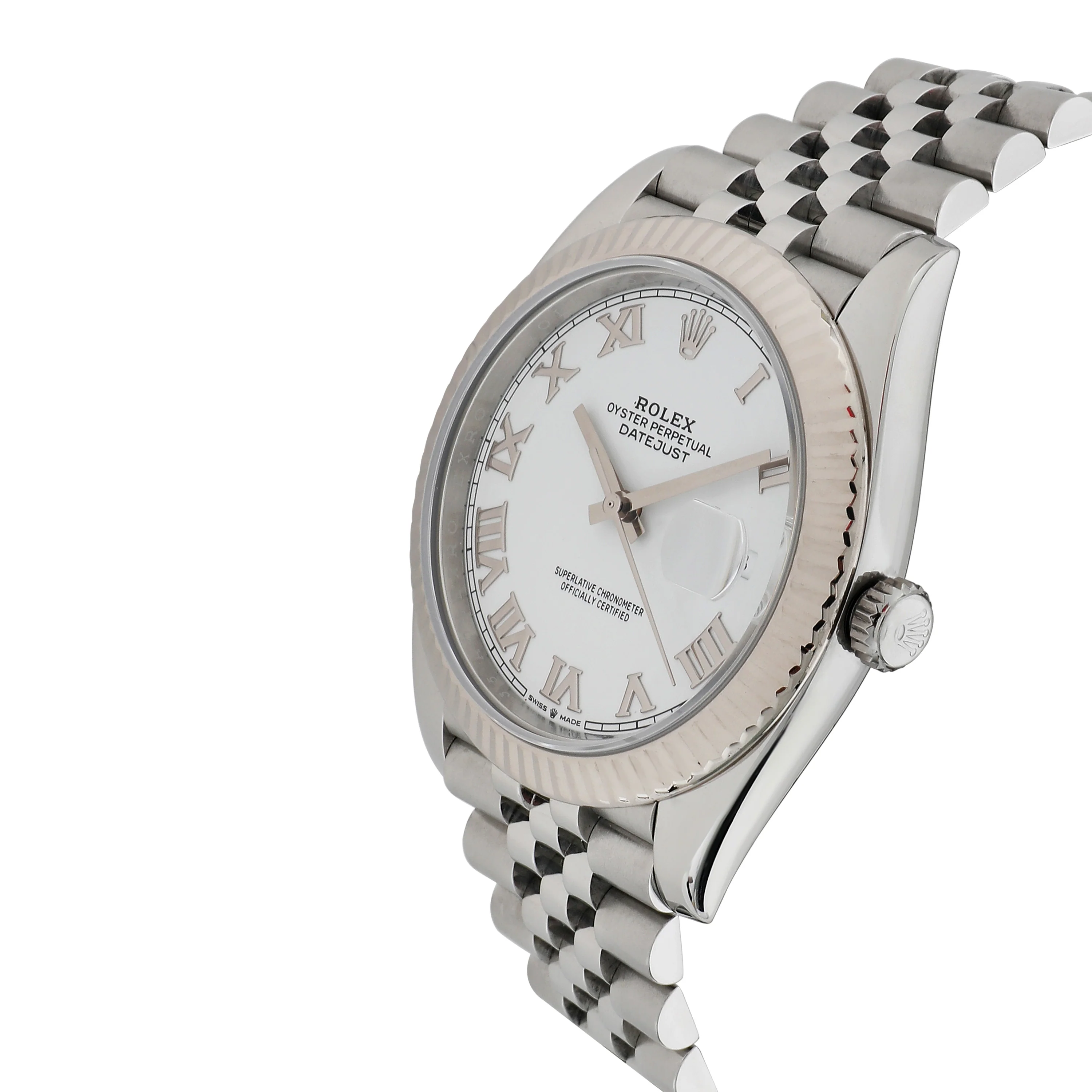 Datejust 41 126334 Mens Watch in 18kt Stainless Steel/White Gold - Image 3