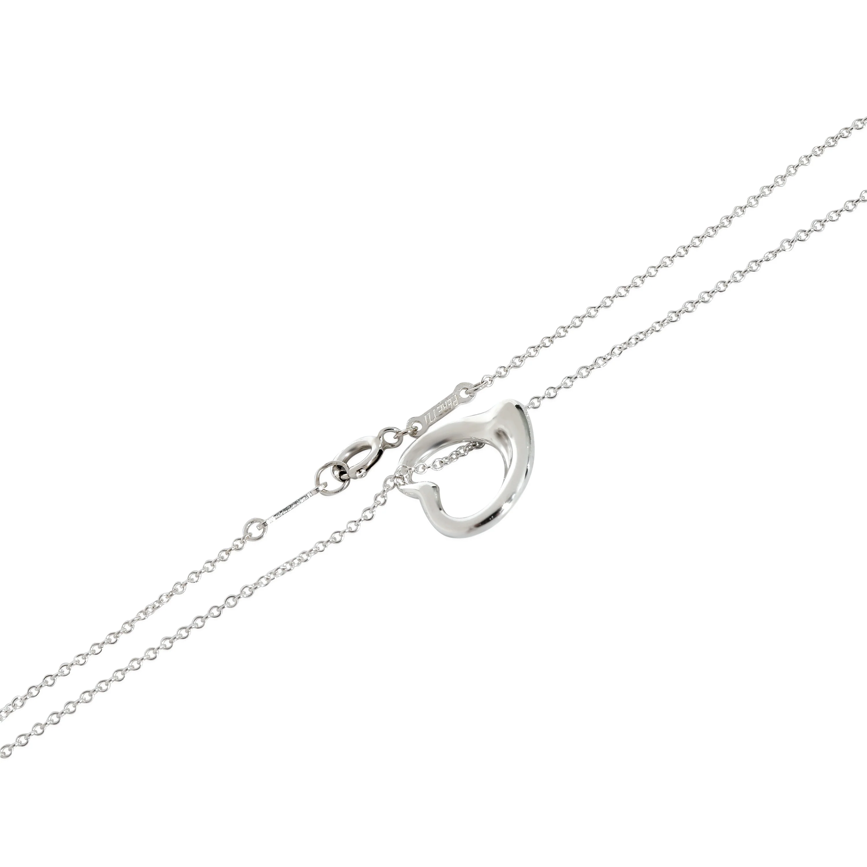 Tiffany & Co. Elsa Peretti Open Heart Pendant in Sterling Silver - Image 2