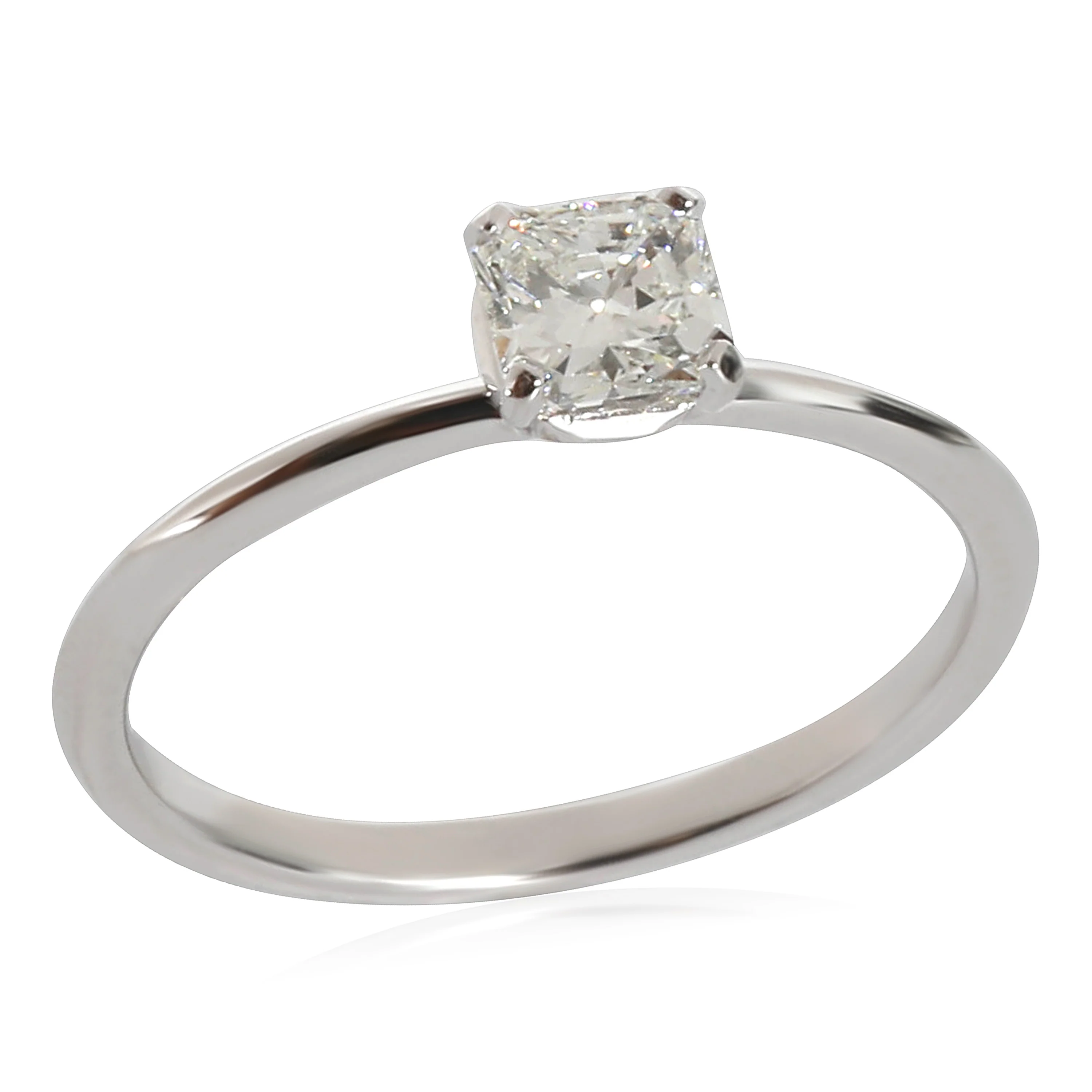 Tiffany & Co. Solitaire Engagement Ring in Platinum H VS1 0.54 CTW - Image 5