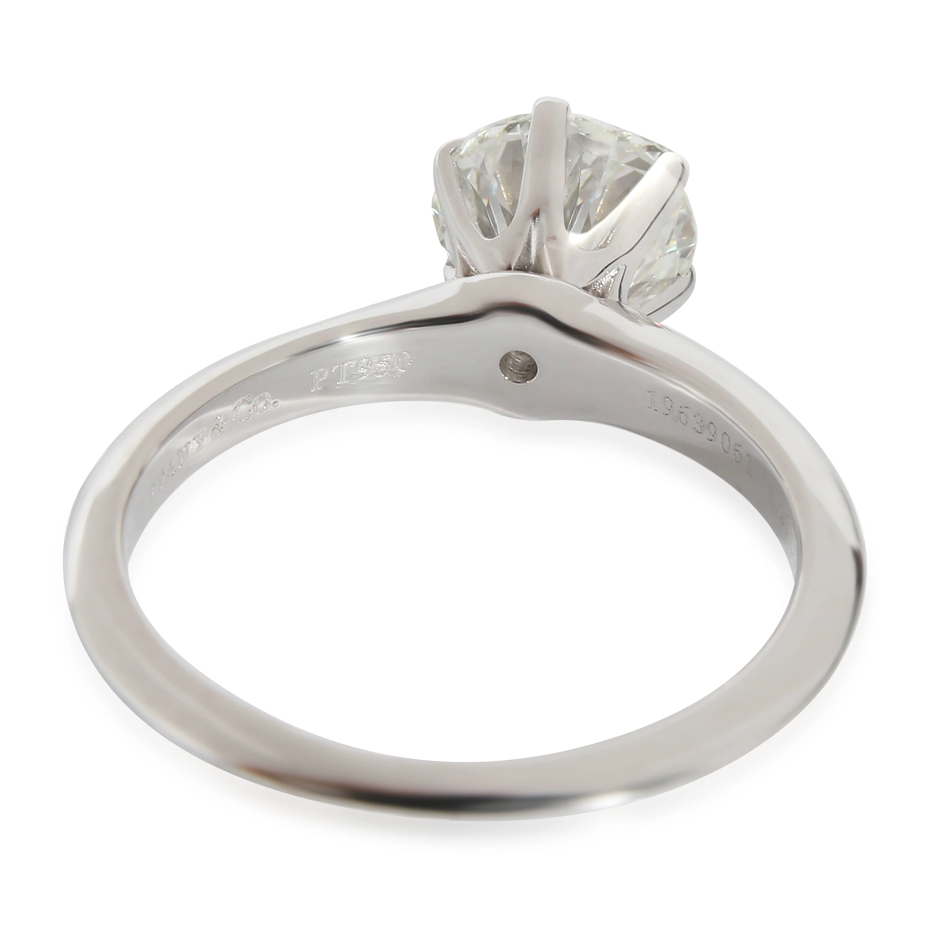 Diamond Engagement Ring in Platinum I VVS2 1.29 CTW - Image 3
