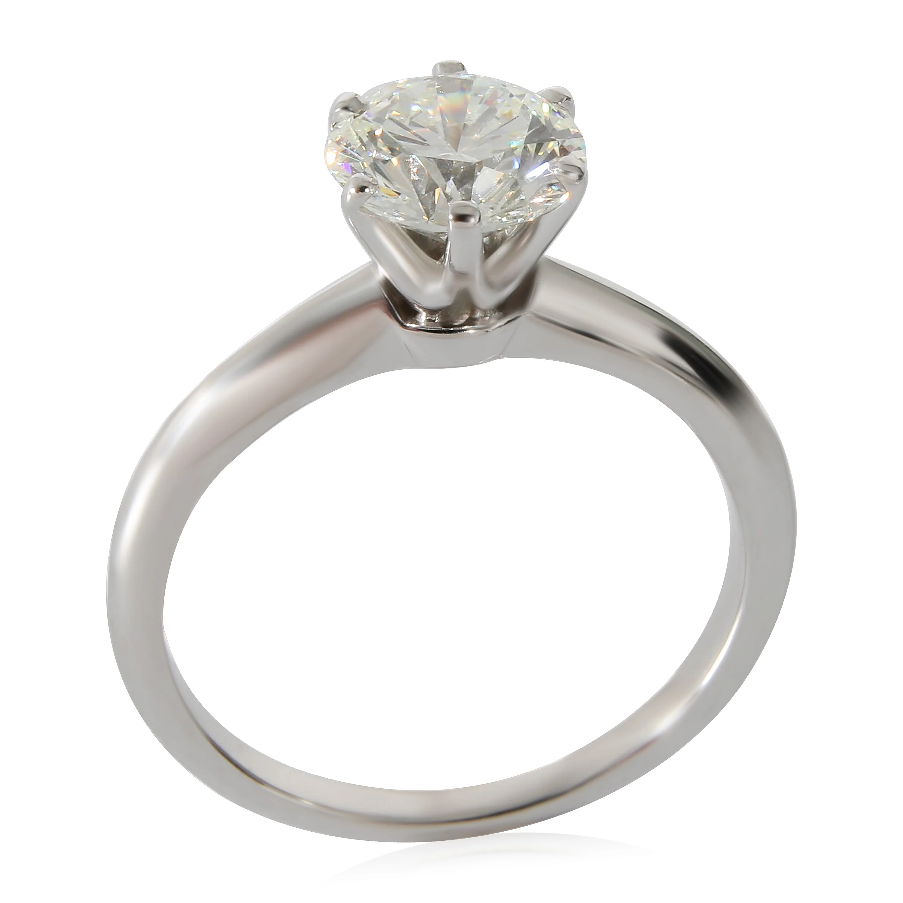Diamond Engagement Ring in Platinum I VVS2 1.29 CTW - Image 4
