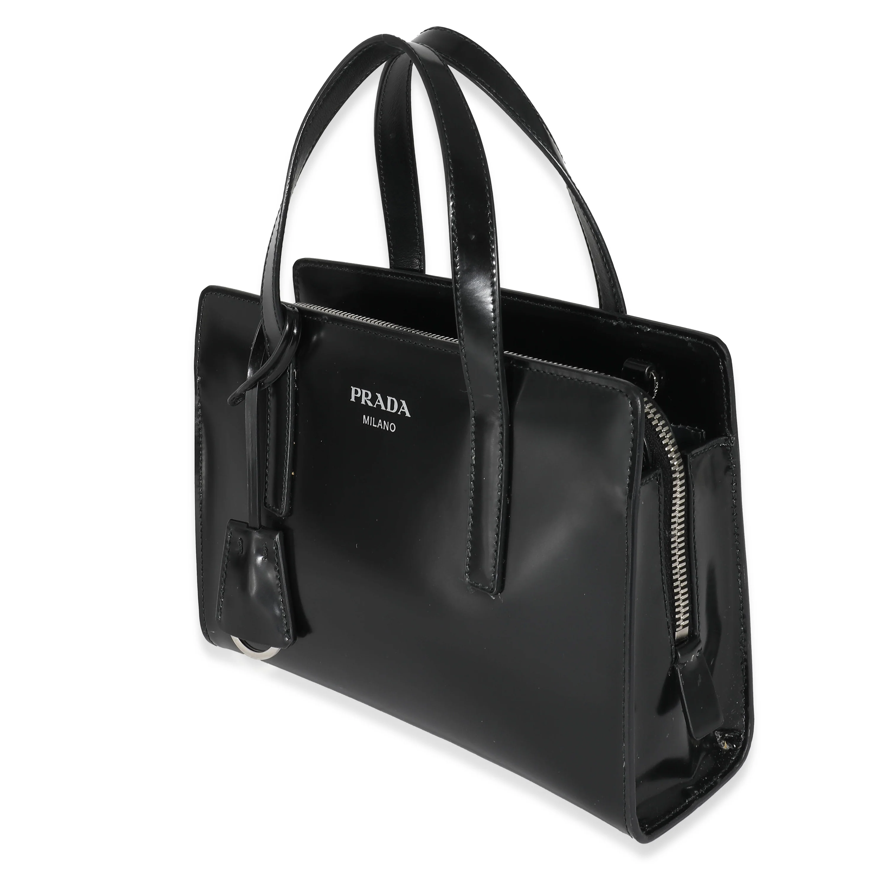 Black Brushed Calfskin Mini Re-Edition 1995 Bag - Image 2
