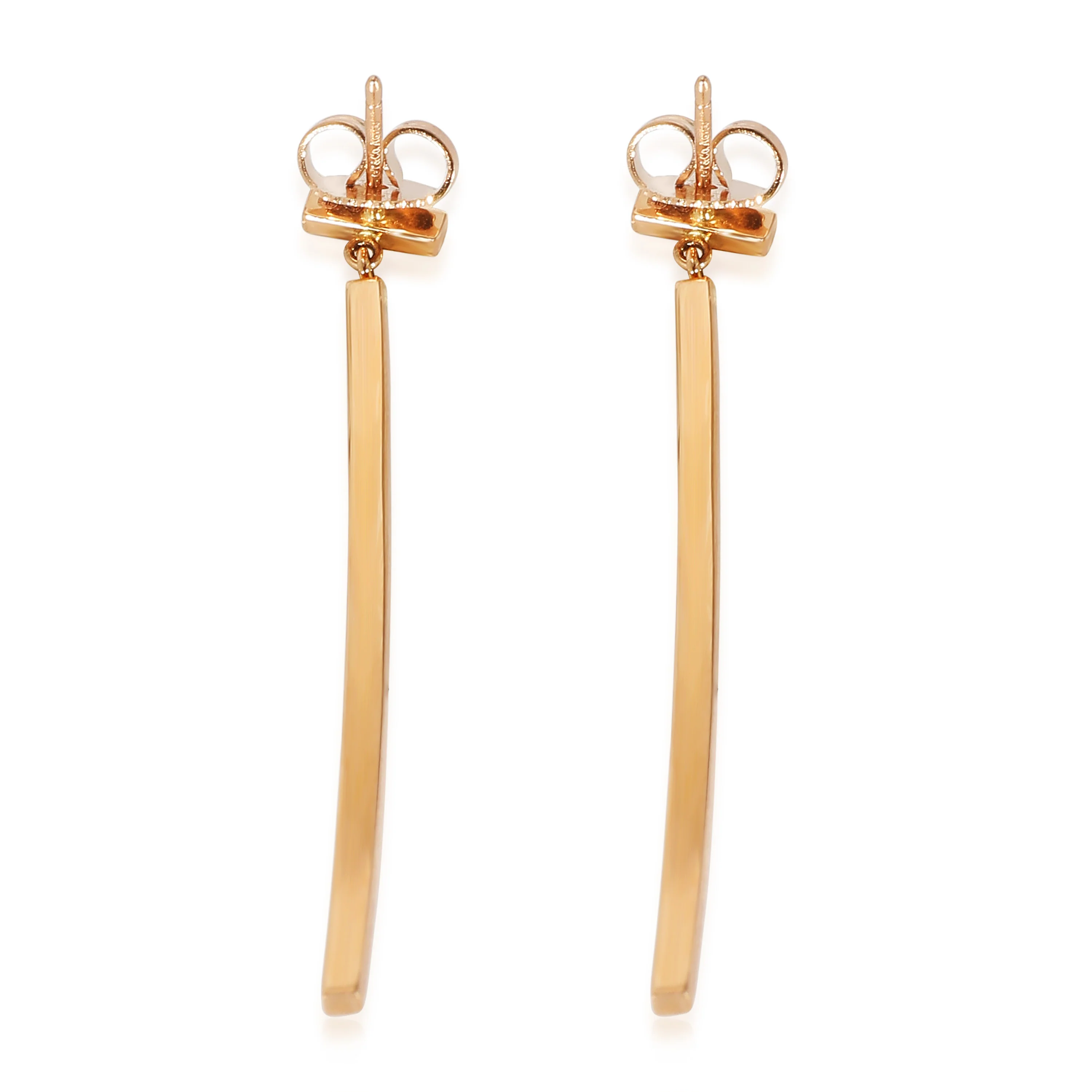 Tiffany & Co. Tiffany T Bar Earrings in 18k Rose Gold - Image 3