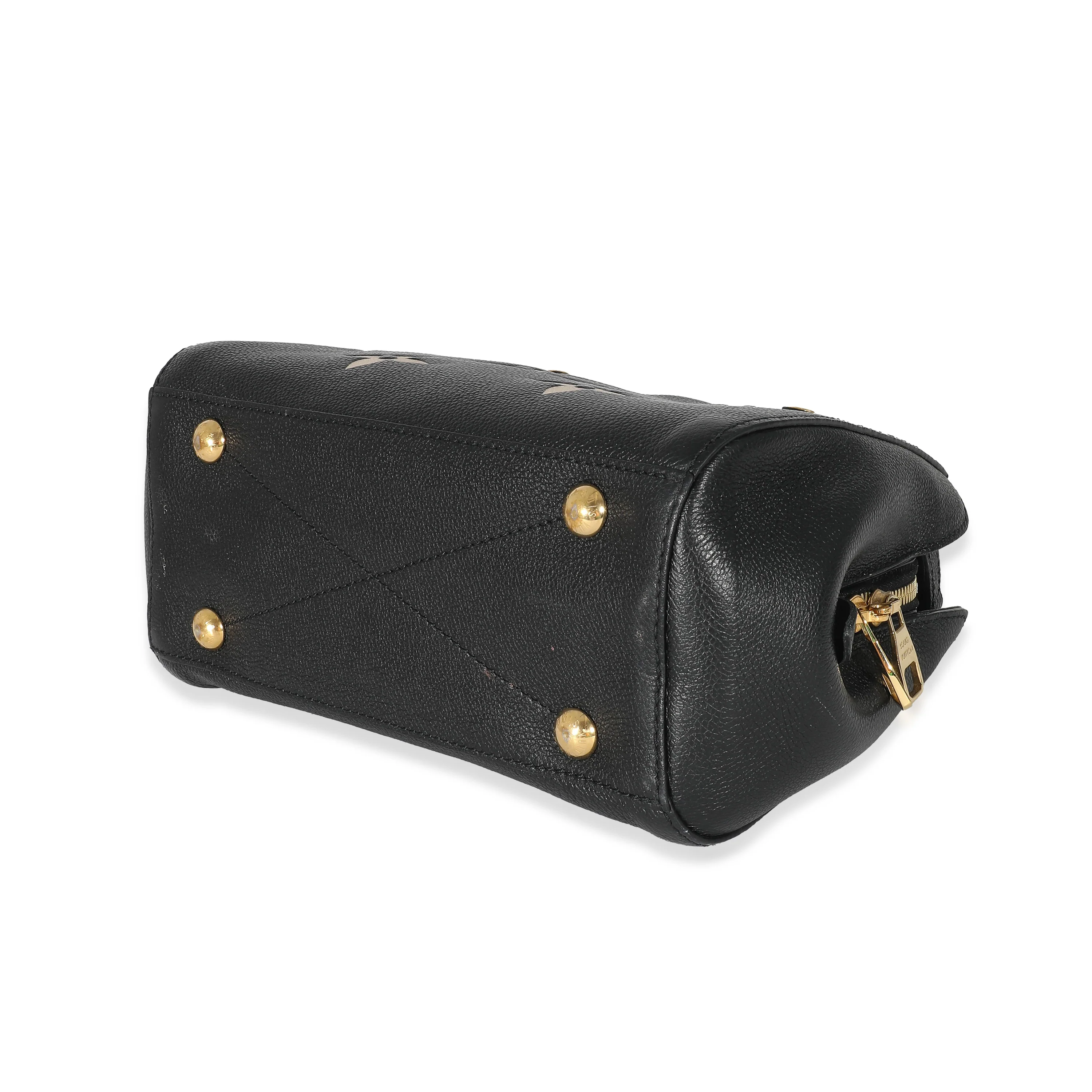 Louis Vuitton Black Beige Monogram Empreinte Montaigne BB - Image 6