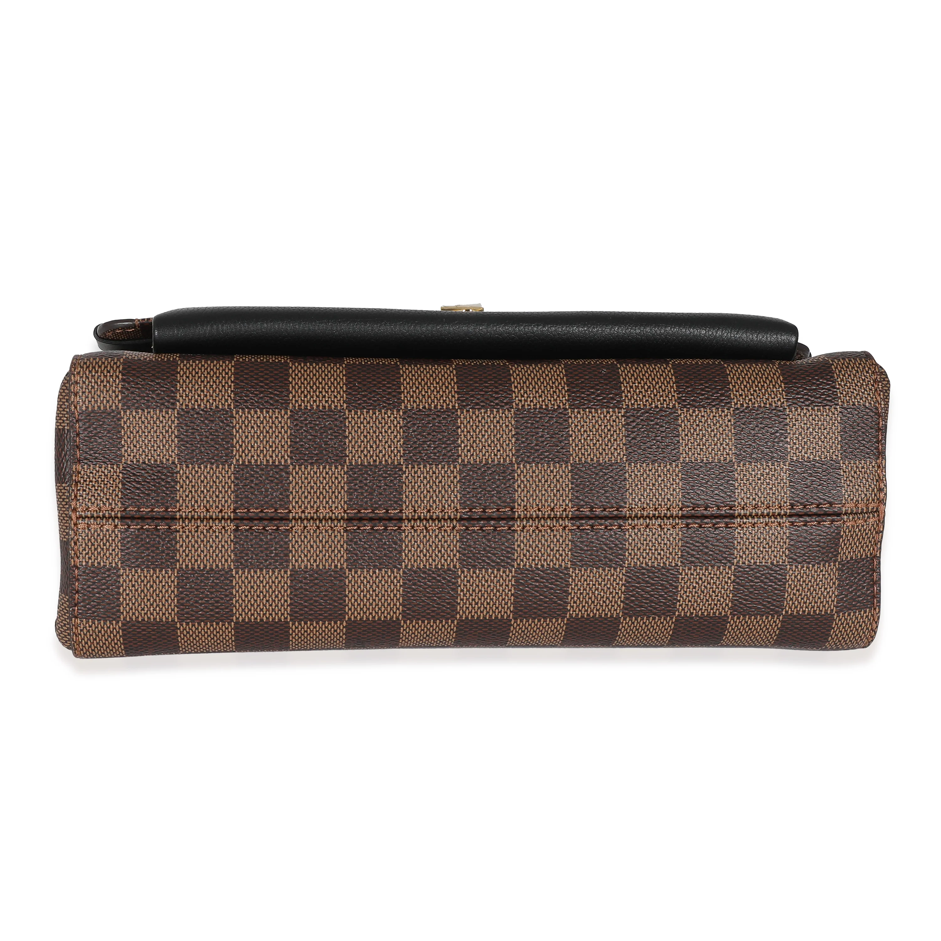 Louis Vuitton Black Taurillon Damier Ebene Canvas Vavin PM - Image 7