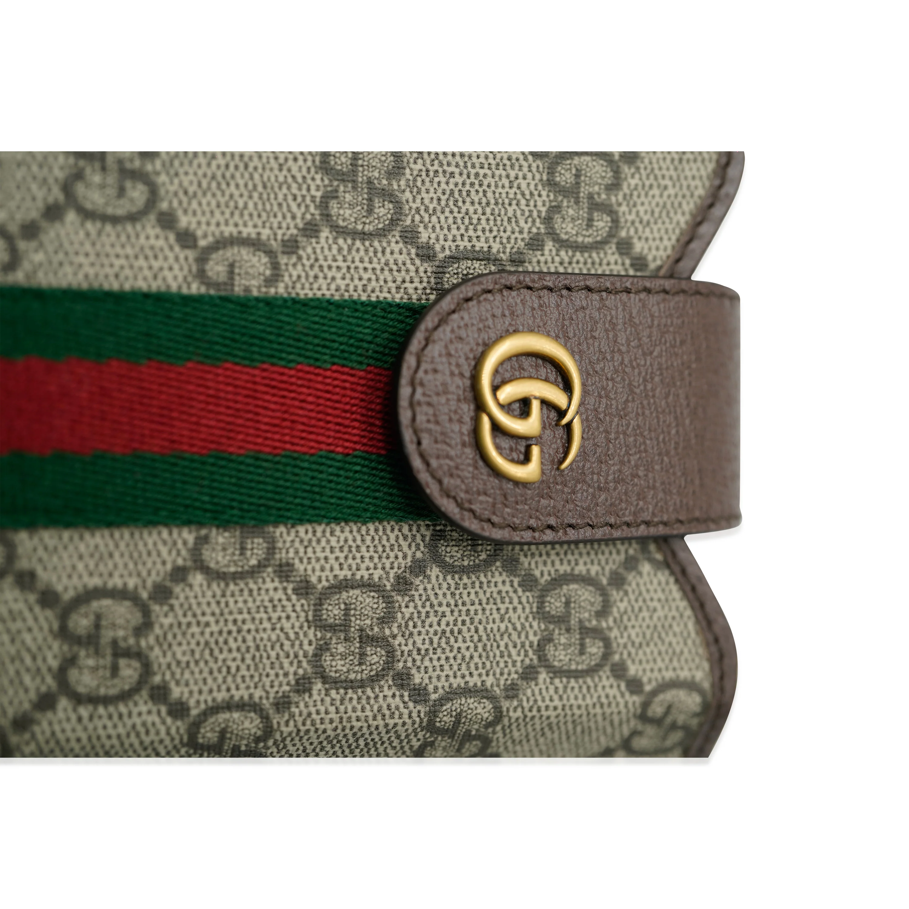 Gucci Beige GG Supreme Web Utility Belt Mini Bags - Image 4