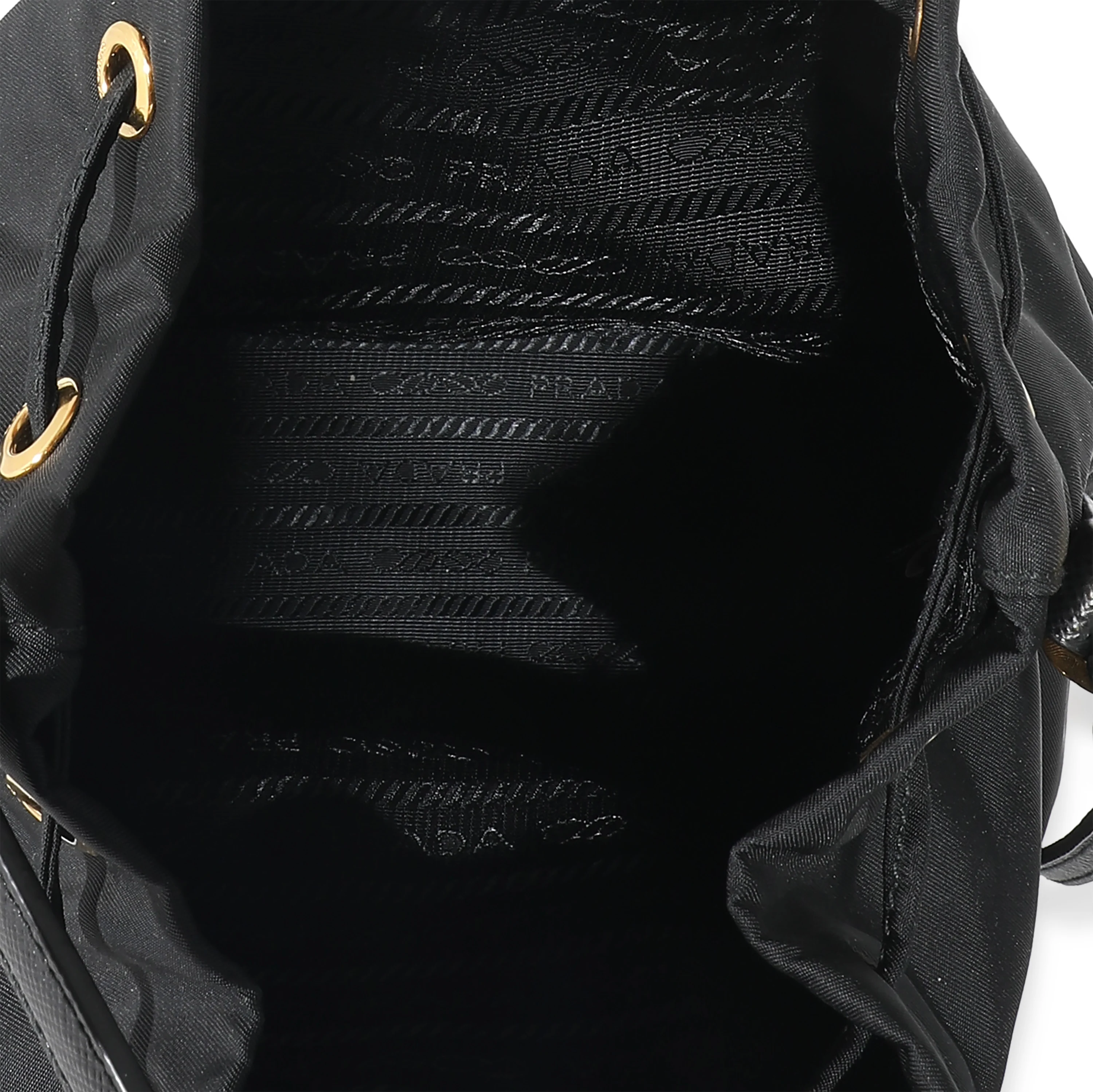 Prada Black Re-Nylon Duet Bucket Bag - Image 8