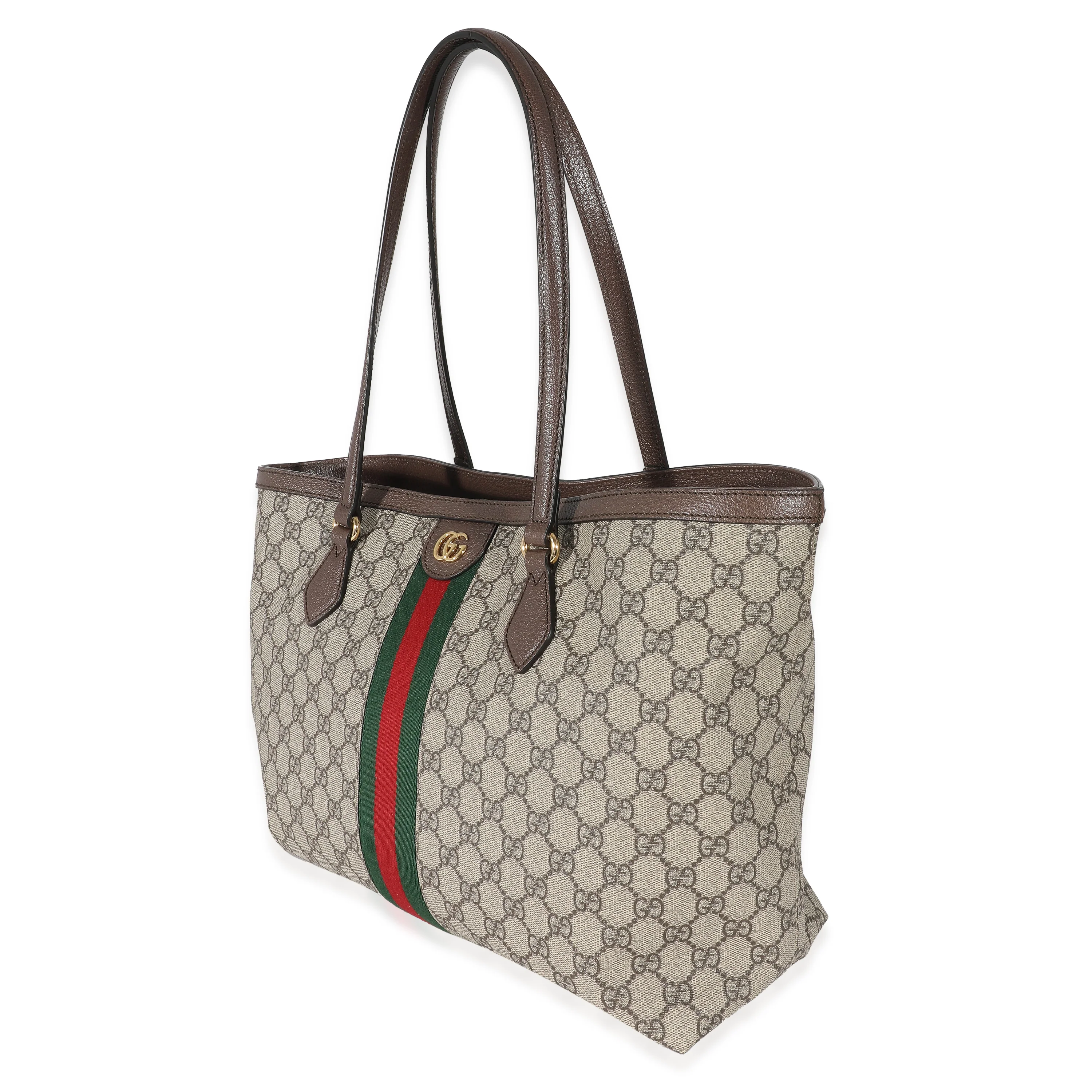 Gucci GG Supreme Medium Ophidia Web Tote - Image 2