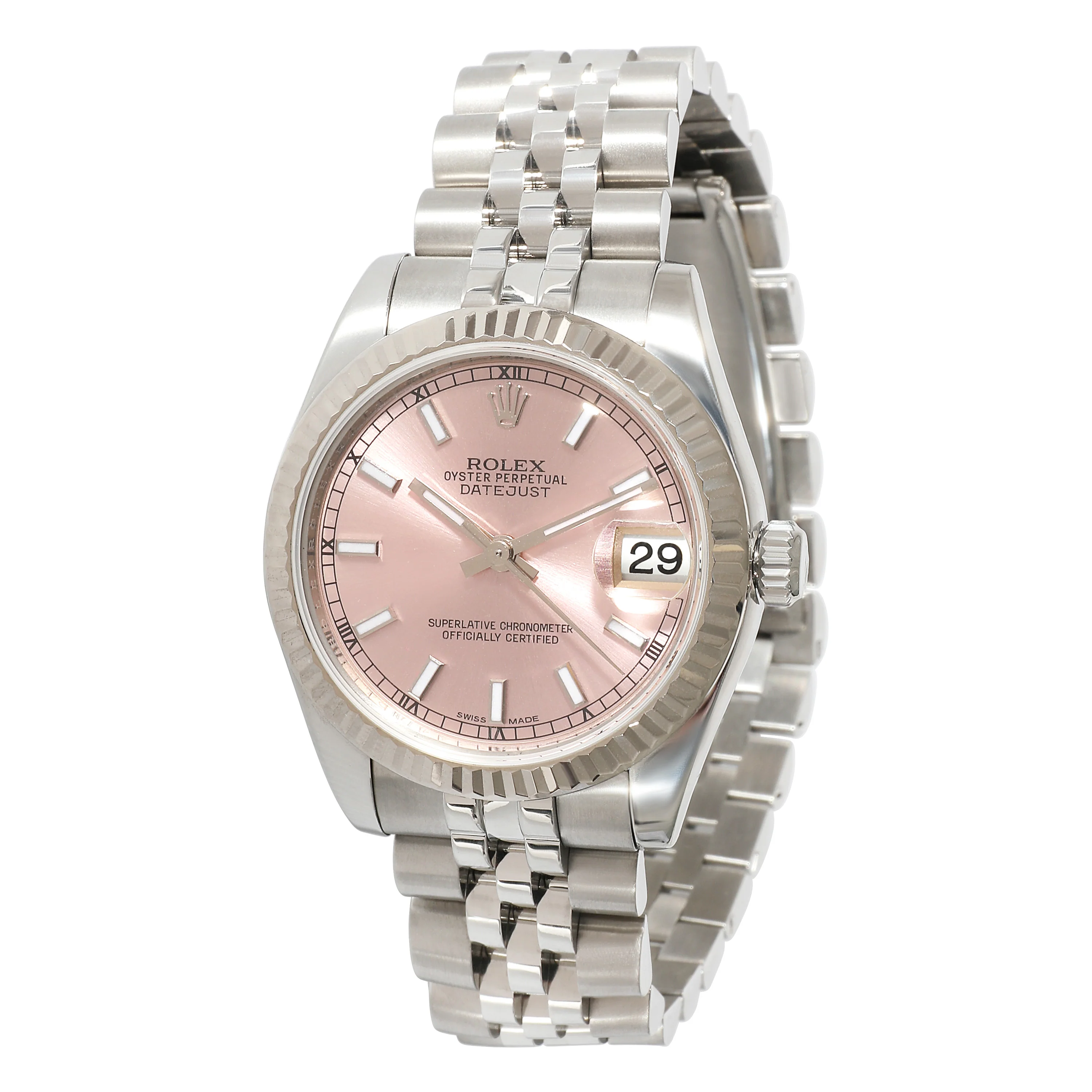 Rolex Datejust 178274 Unisex Watch in 18k Stainless Steel/White Gold - Image 6