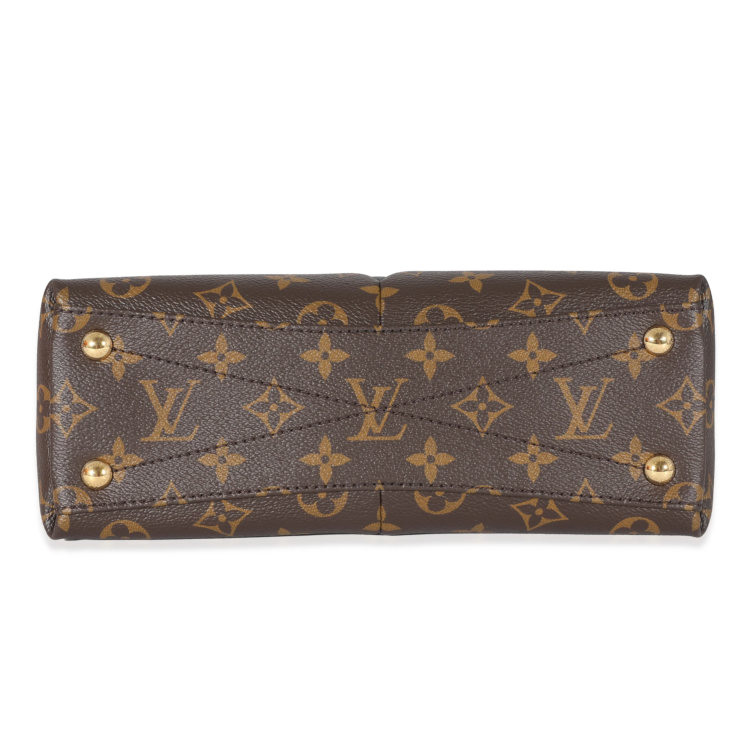 Louis Vuitton Black Leather Monogram Canvas V Tote BB - Image 4