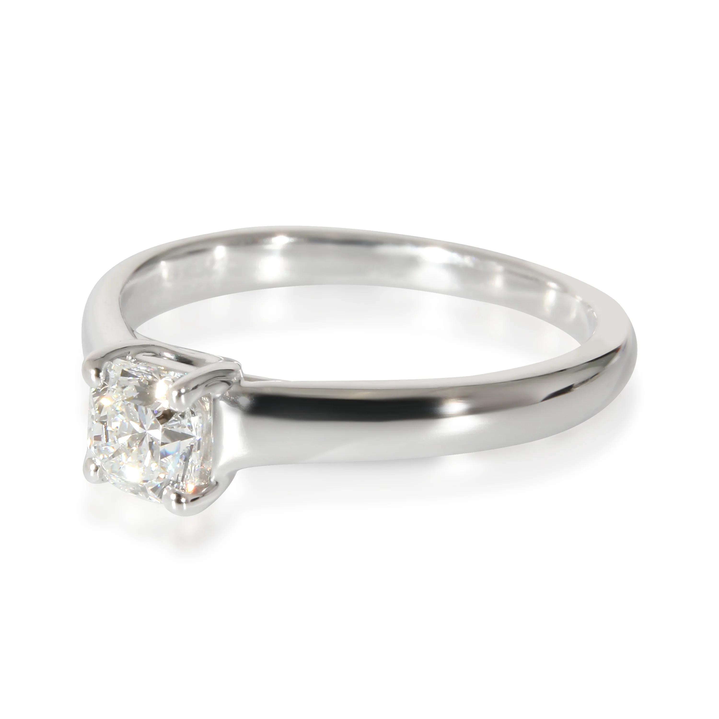 Lucida Diamond Engagement Ring in Platinum E VS2 0.52 CTW - Image 2
