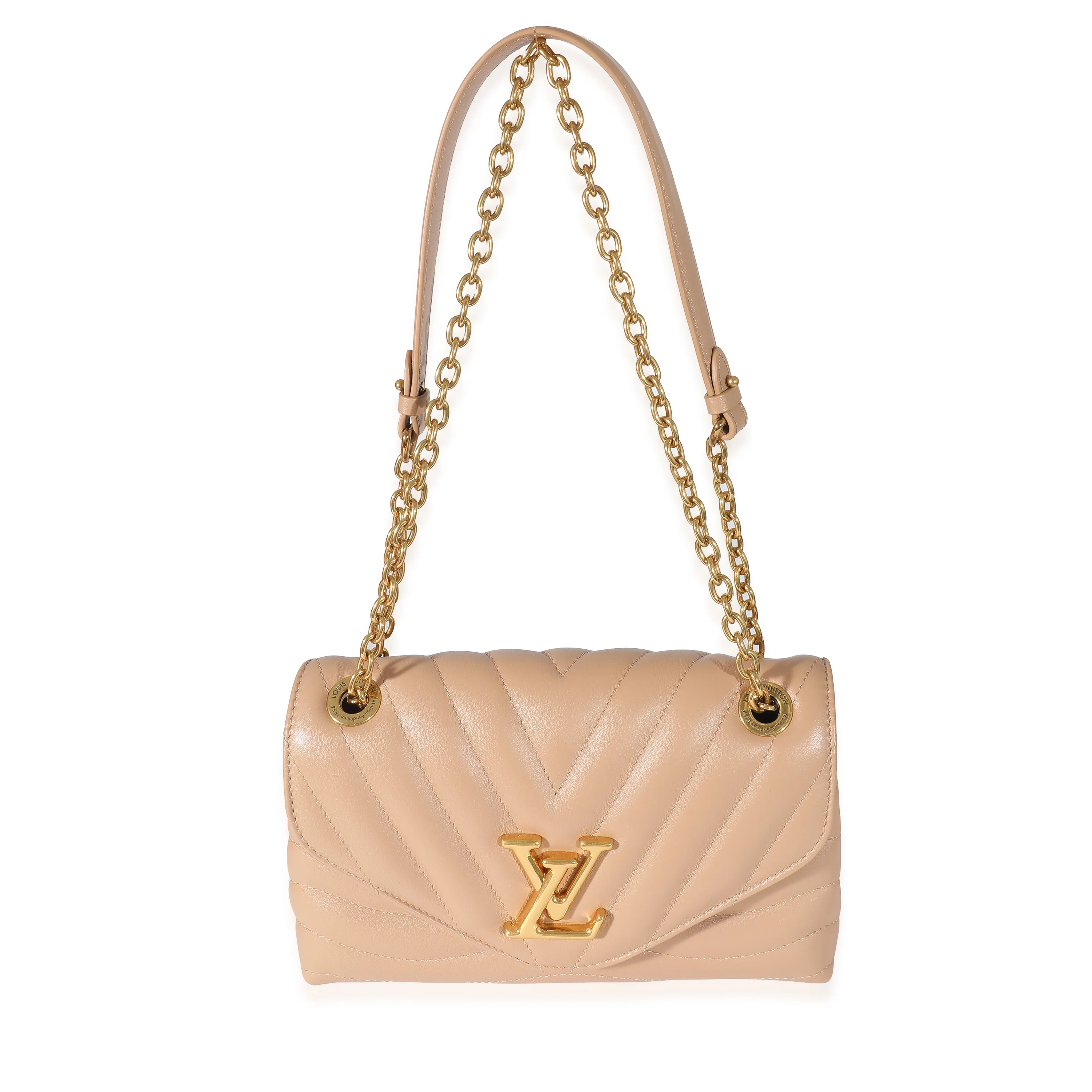 Louis Vuitton Noisette Calf Leather New Wave Chain MM - Image 4