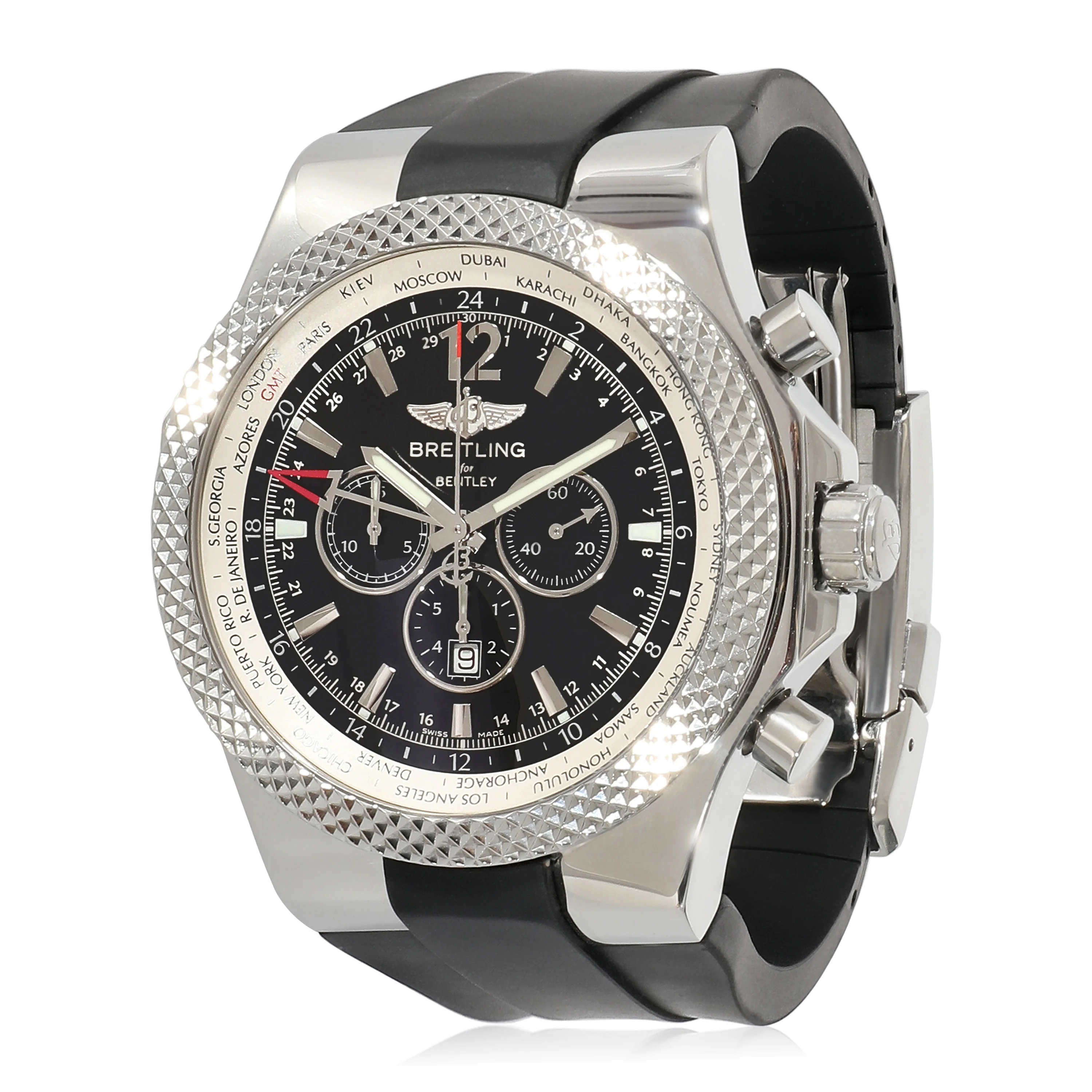 Breitling Bentley GMT A4736212/B919 Mens Watch in Stainless Steel