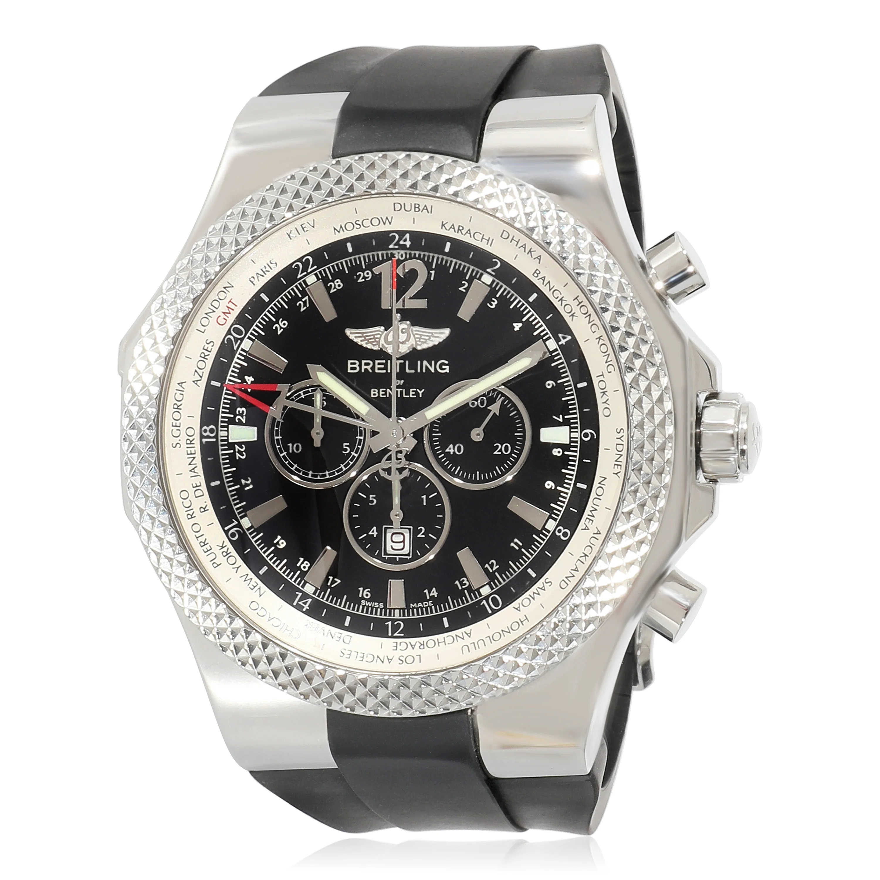 Breitling Bentley GMT A4736212/B919 Mens Watch in Stainless Steel - Image 6