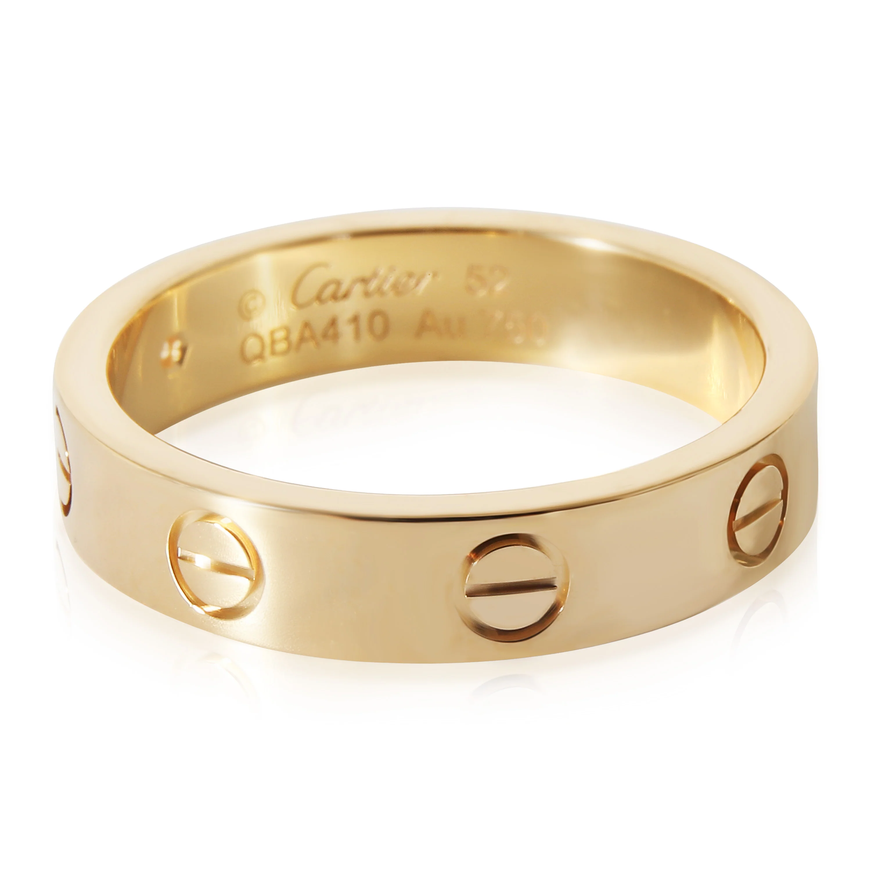 Cartier Love One Diamond Ring in 18K Yellow Gold 0.02 ctw - Image 2