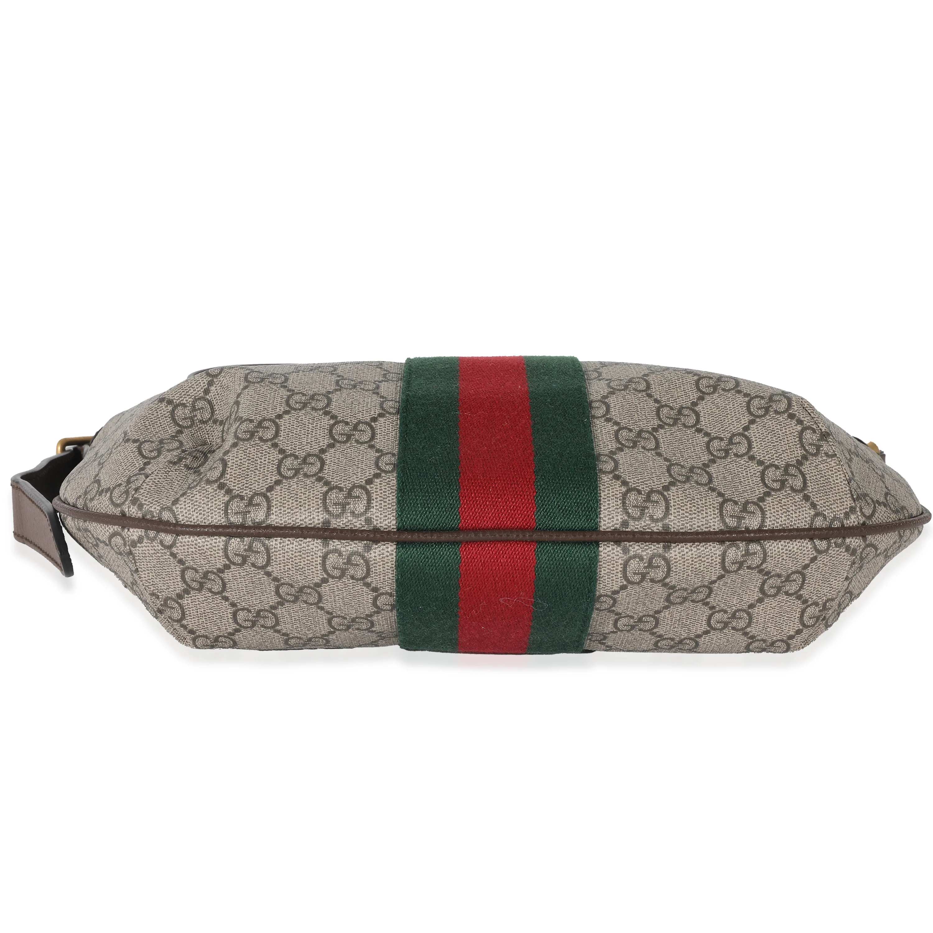 Gucci GG Supreme Web Small Ophidia Half Moon Hobo - Image 5