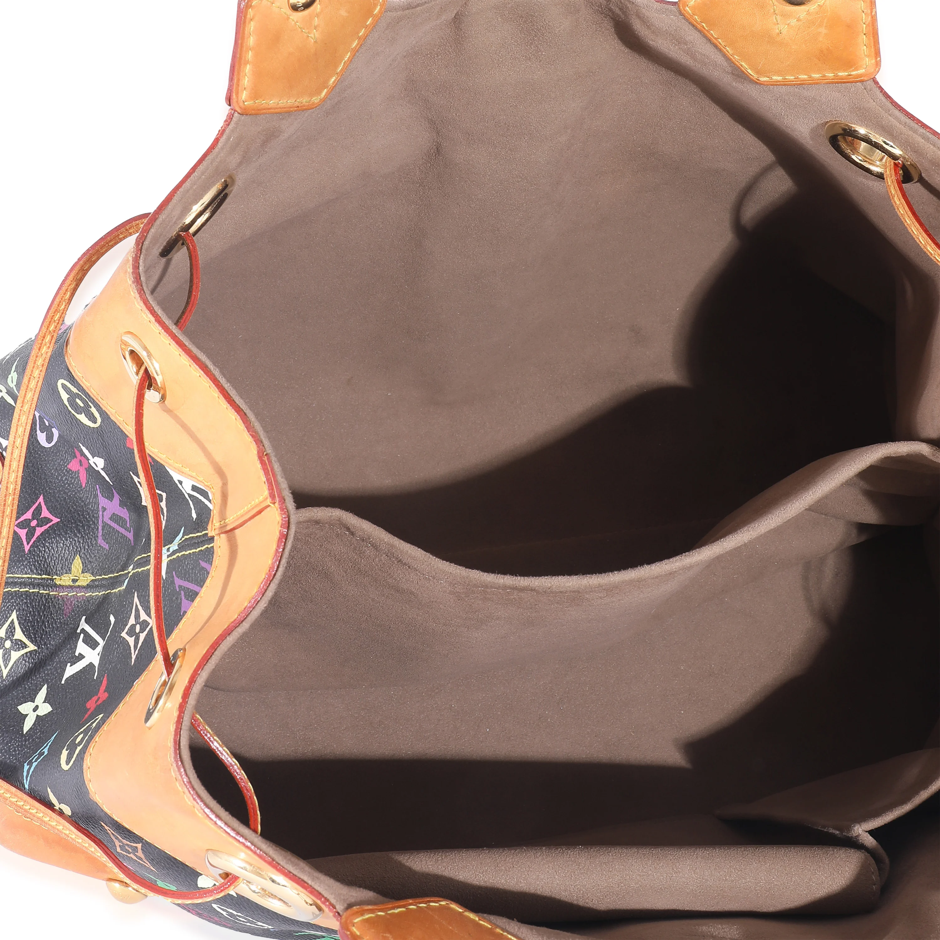 Louis Vuitton x Takashi Murakami Black Monogram Multicolore Canvas Ursula - Image 4