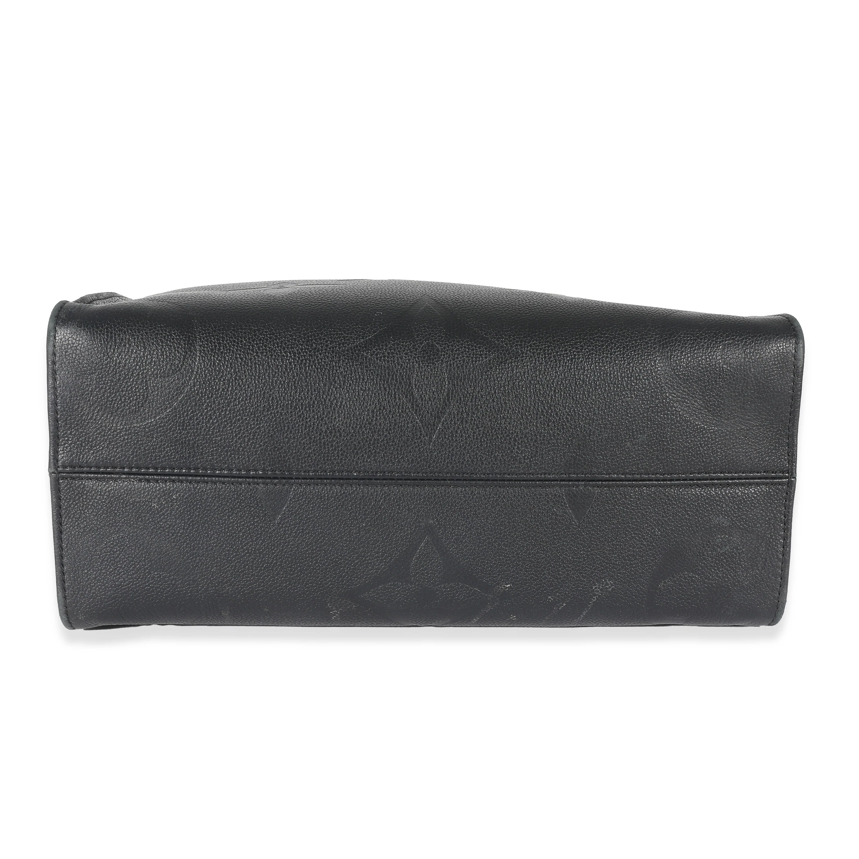 Black Monogram Empreinte Giant Onthego MM - Image 5