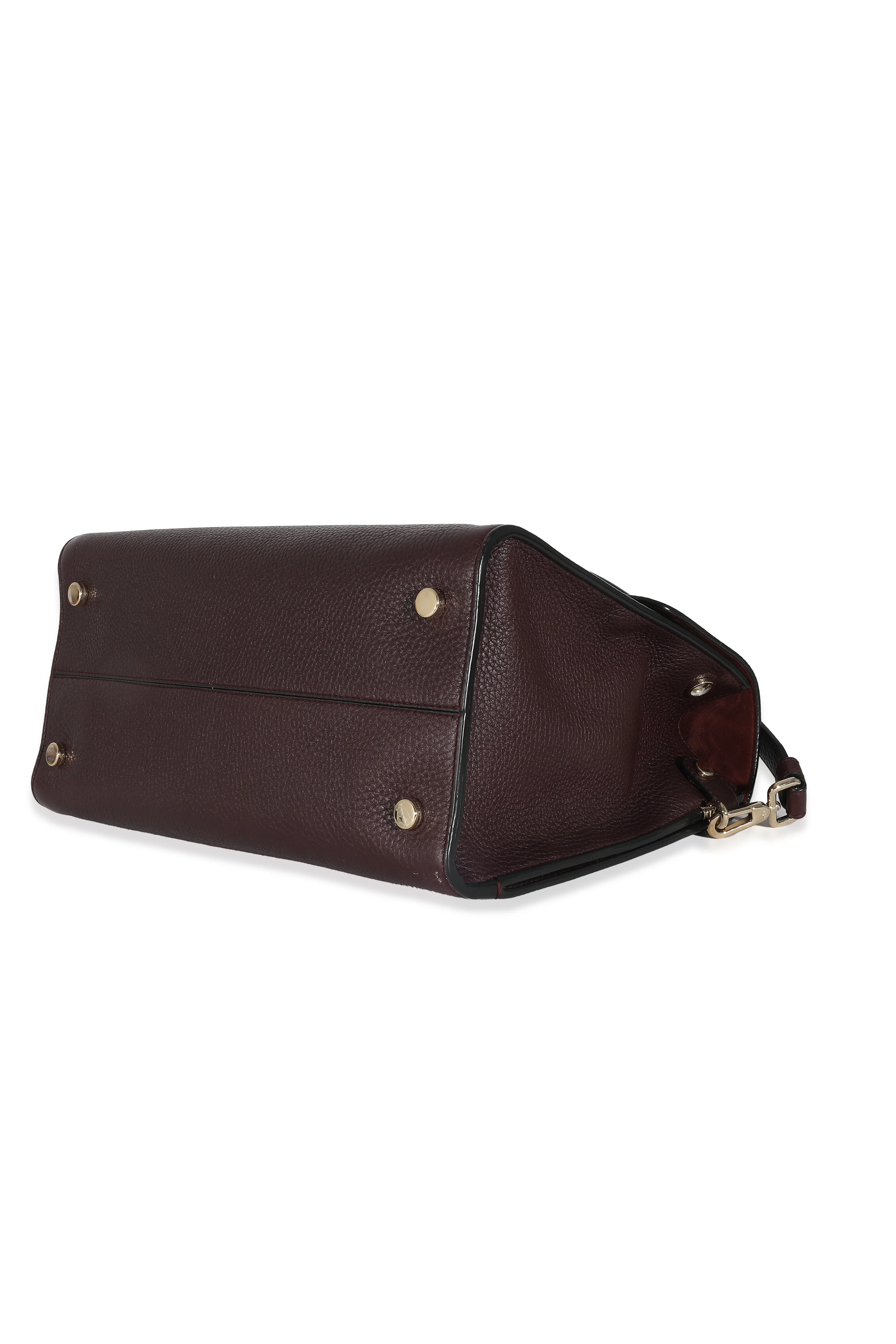 Christian Dior Burgundy Pebbled Leather Medium Diorever - Image 6
