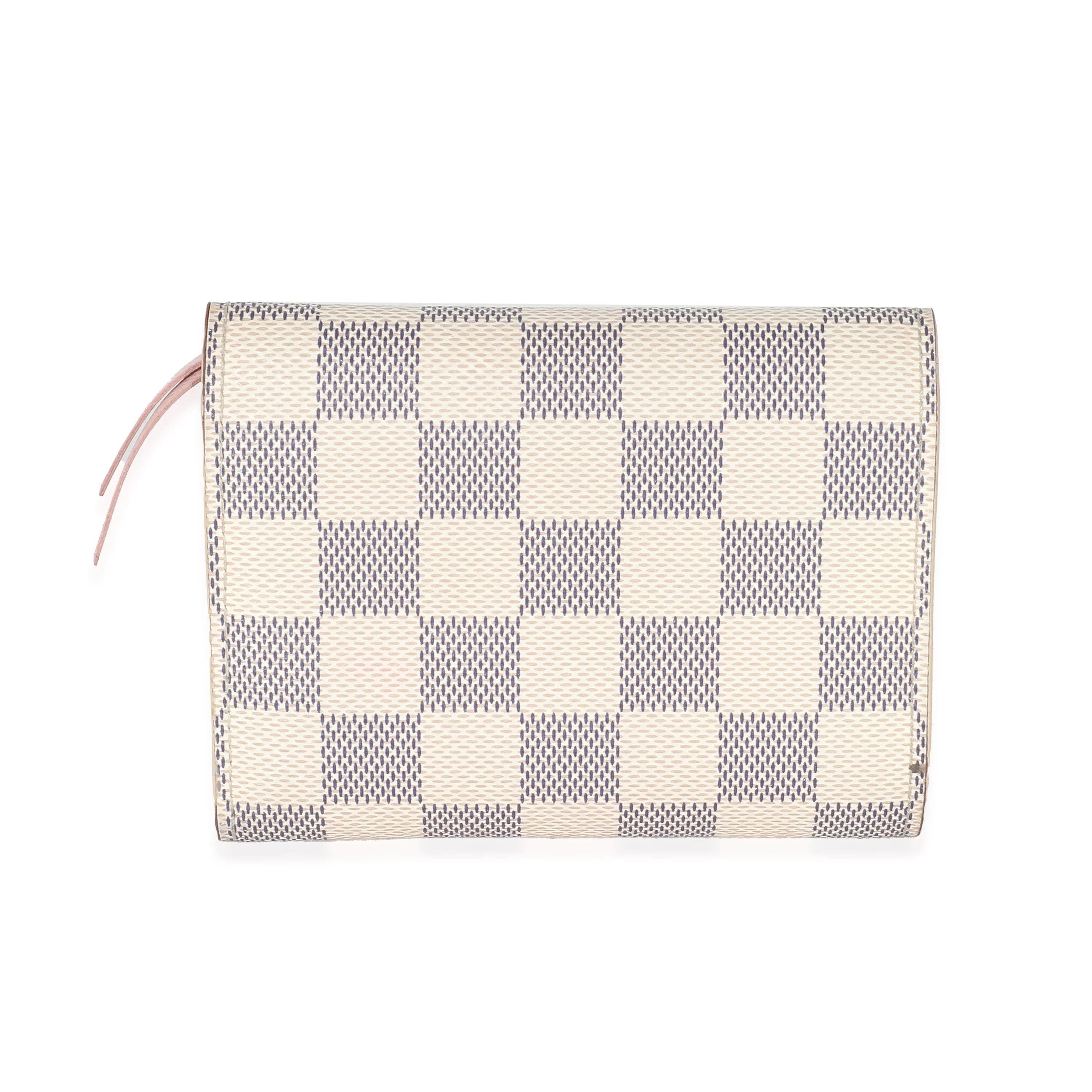 Louis Vuitton Damier Azur Canvas Victorine Wallet - Image 3