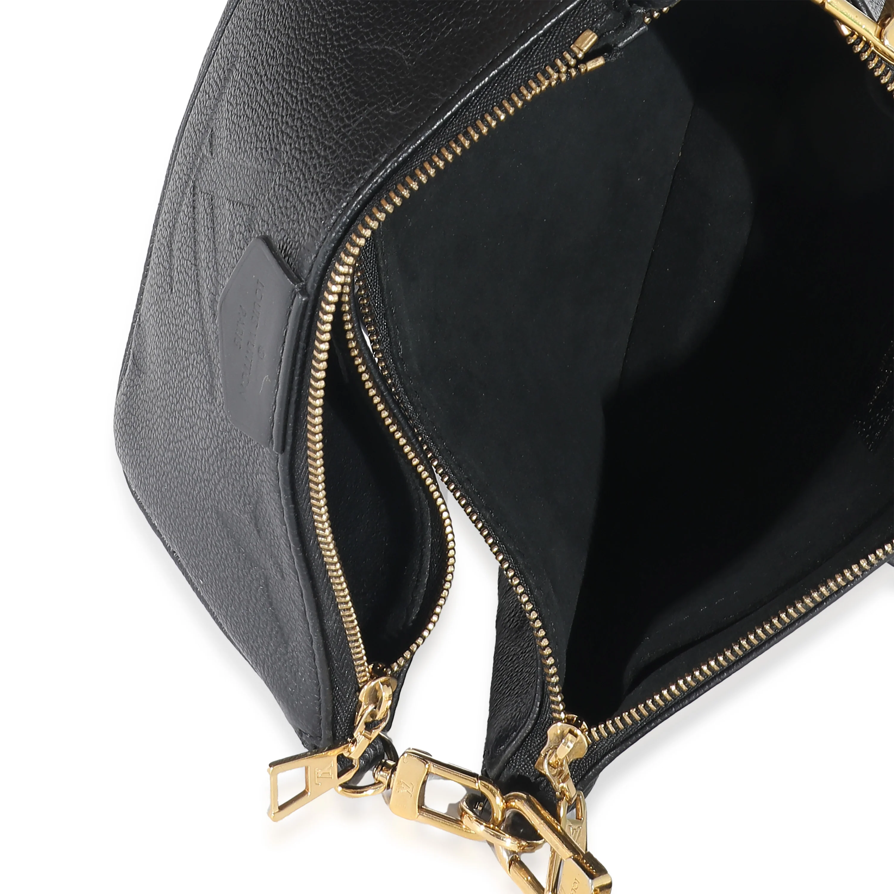 Louis Vuitton Black Monogram Empreinte Multi Pochette Accessoires - Image 8