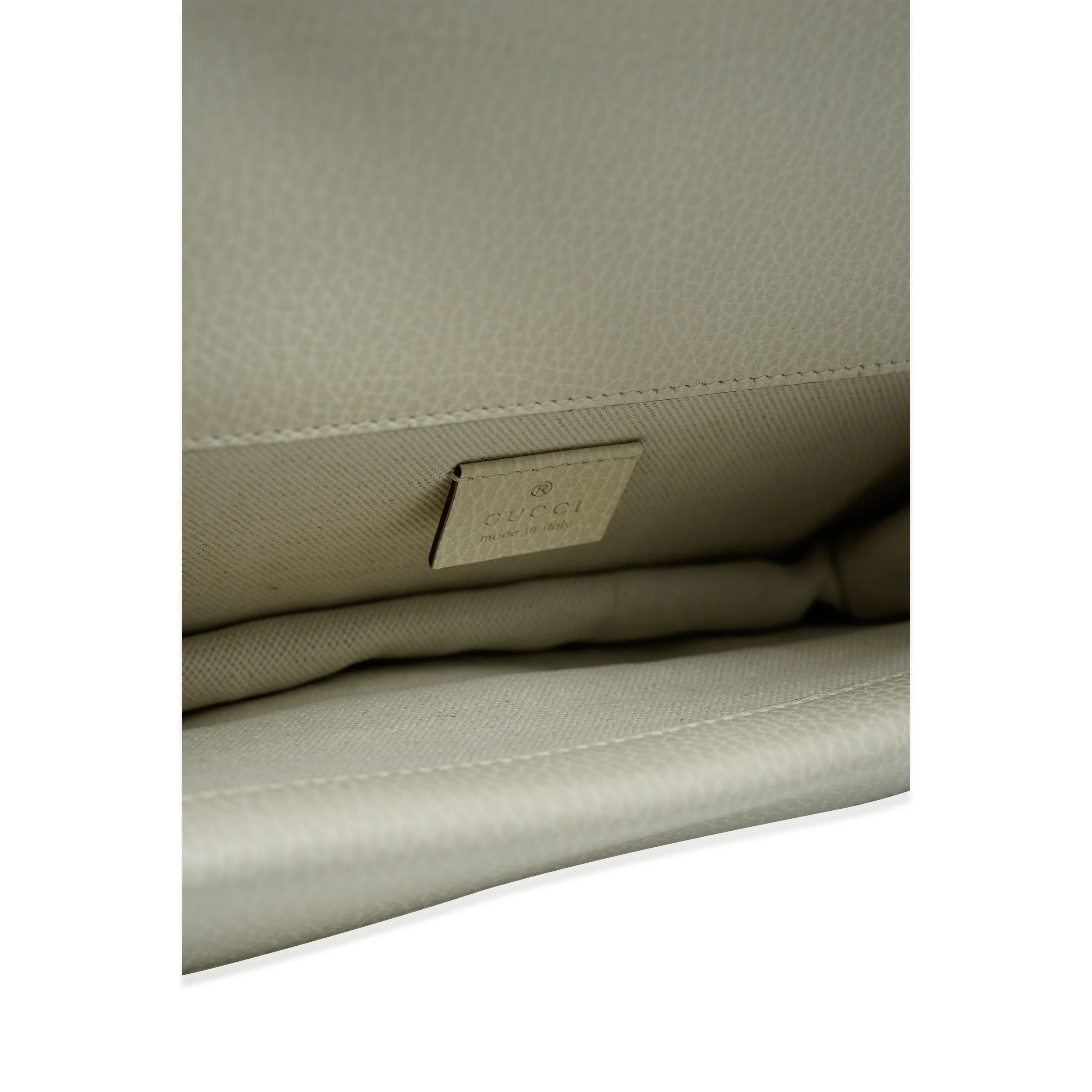 White Calfskin Small Dionysus Shoulder Bag - Image 11