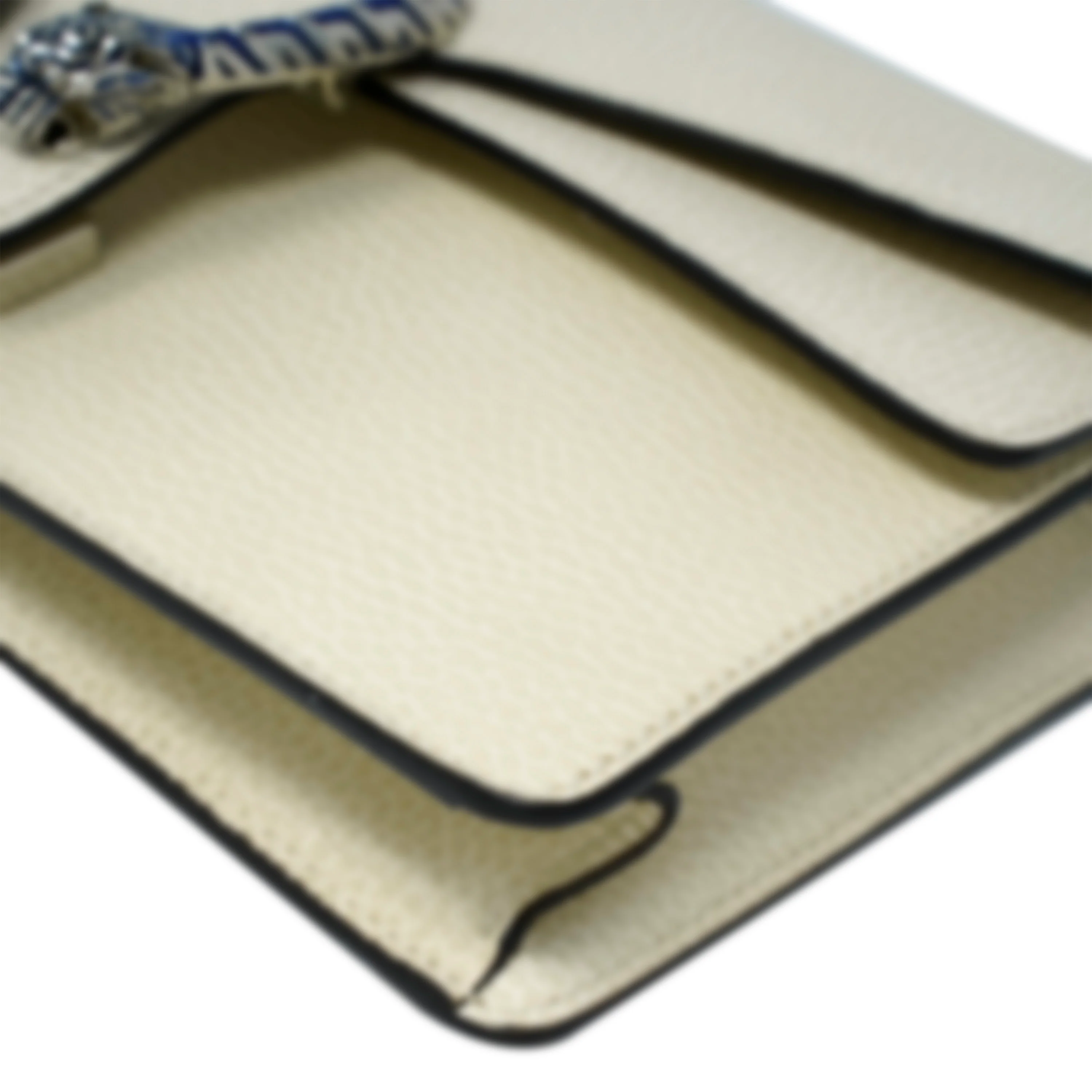 White Calfskin Small Dionysus Shoulder Bag - Image 6