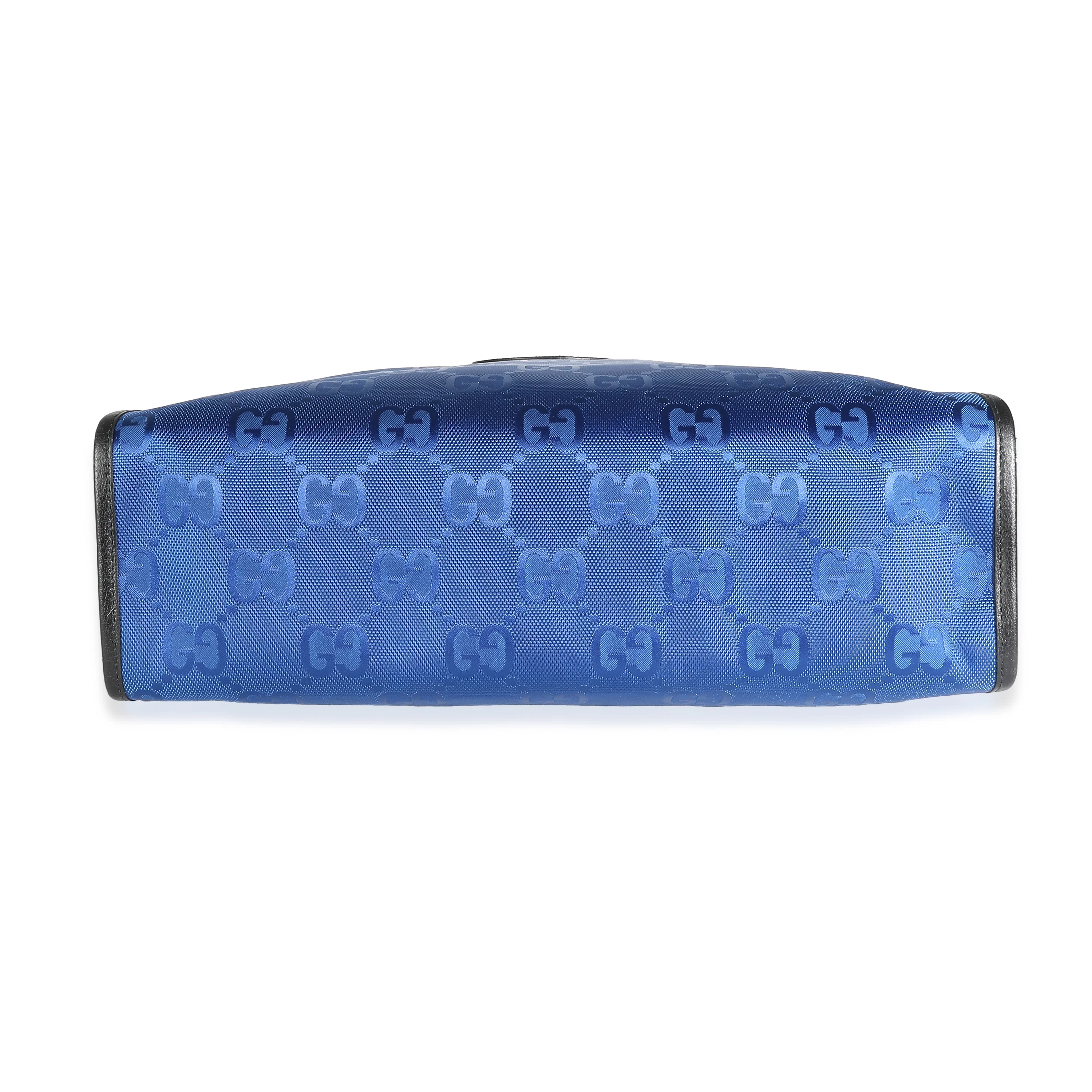 Blue Econyl Nylon Monogram Off The Grid Vertical Tote - Image 6
