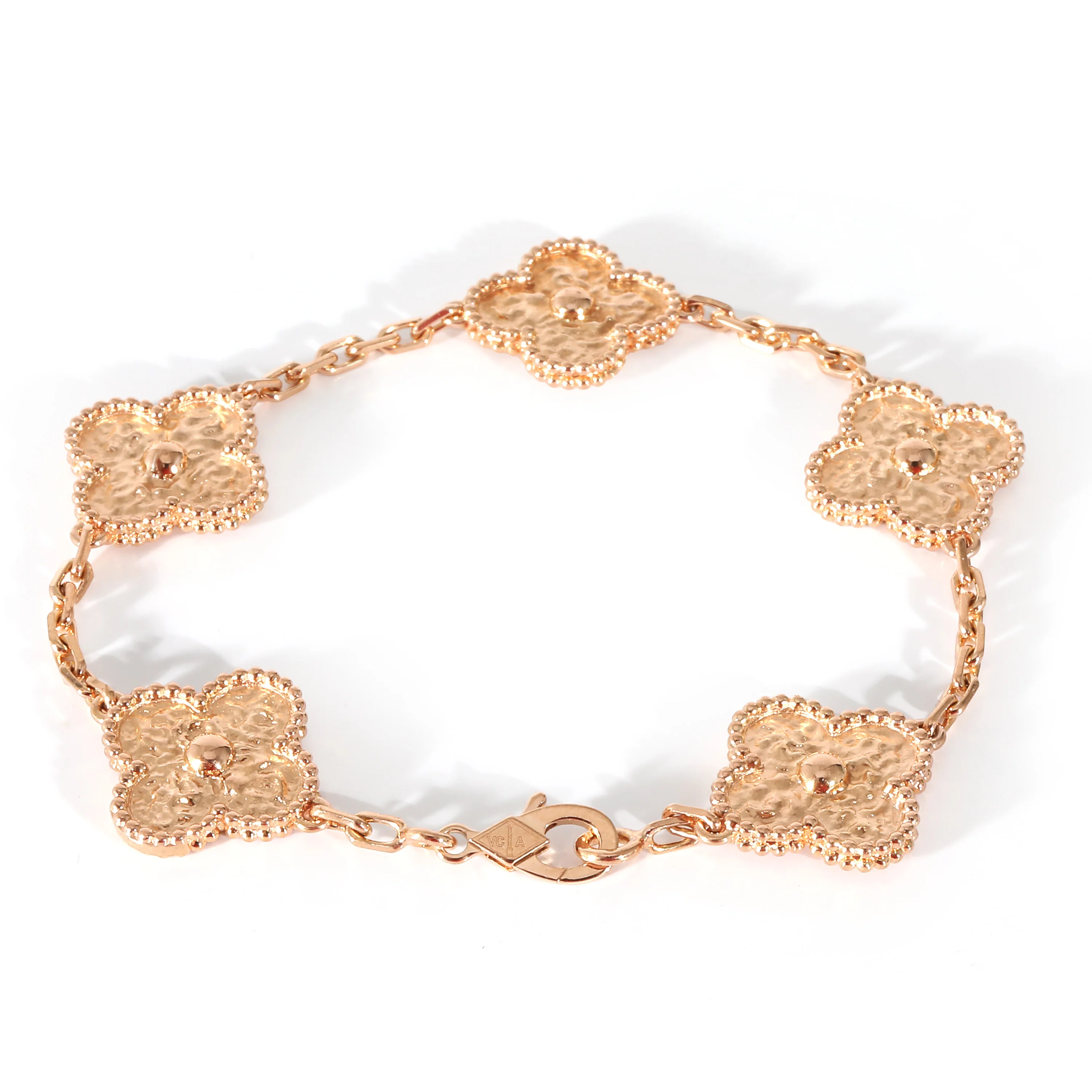 Van Cleef & Arpels Alhambra Bracelet in 18K Rose Gold - Image 3