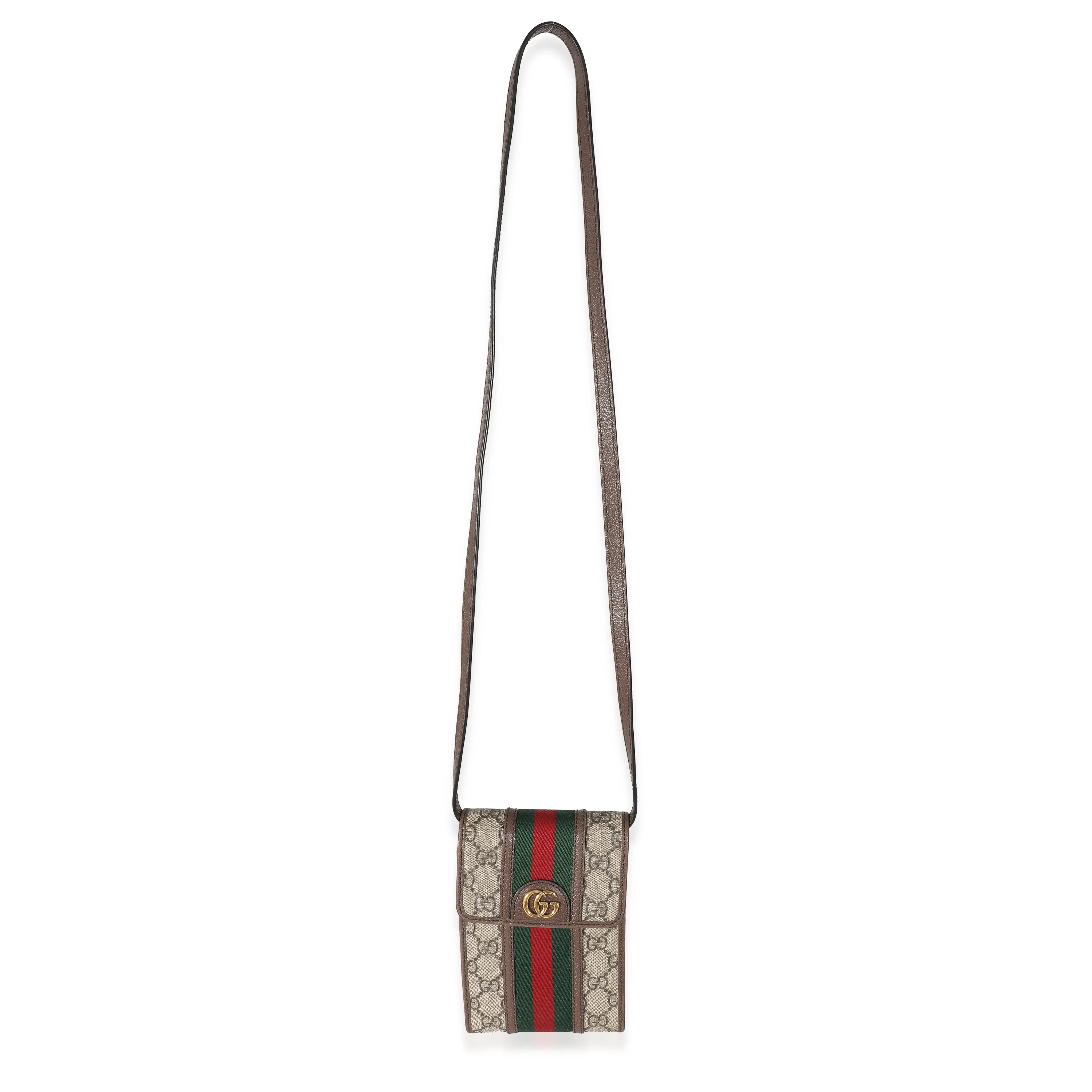 Gucci GG Supreme Web Mini Ophidia Crossbody Bag - Image 5